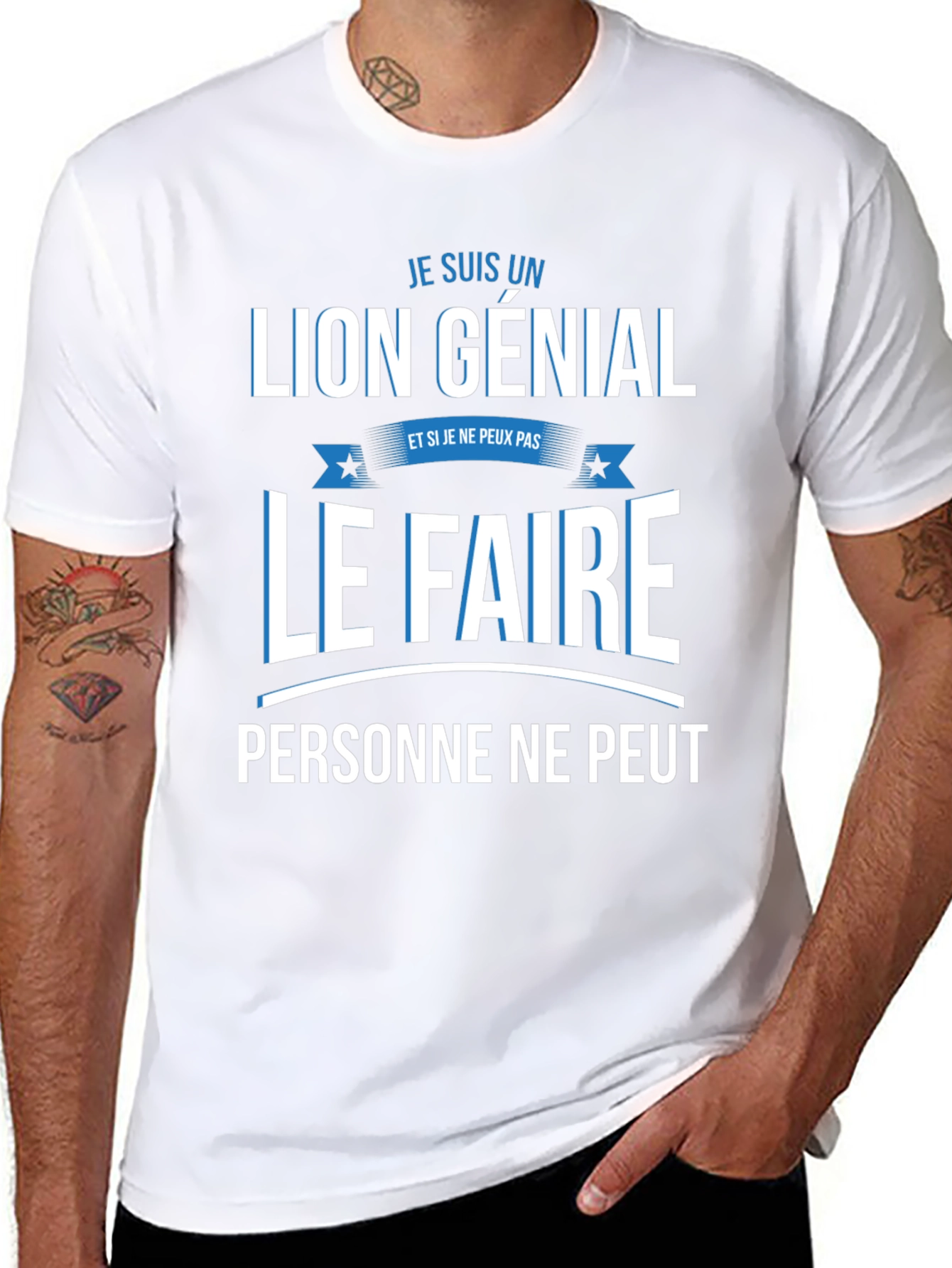 Lion Genial Graphic T-Shirt - Premium Menswear