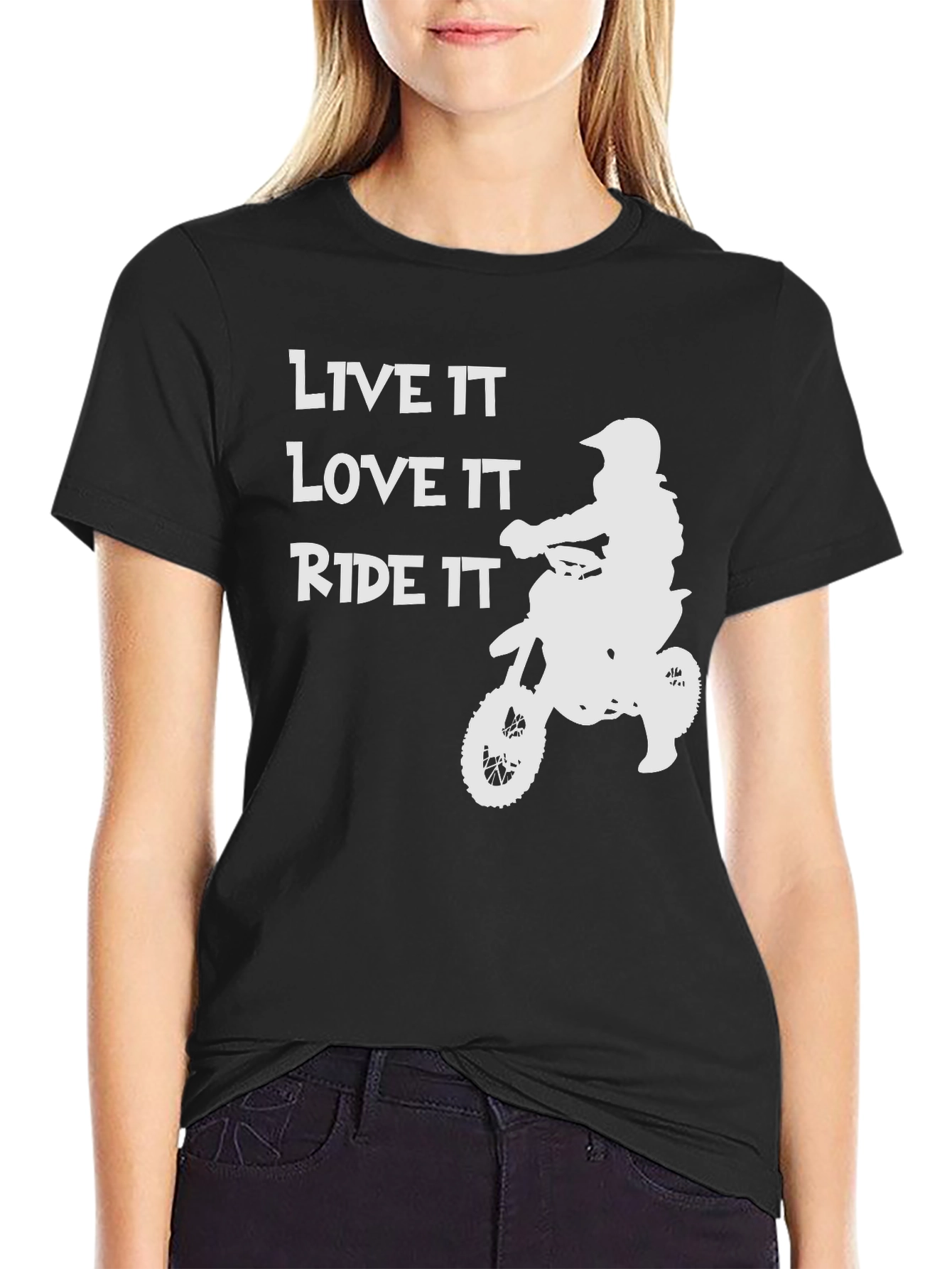Live It Love It Ride It - Motocross T-Shirt