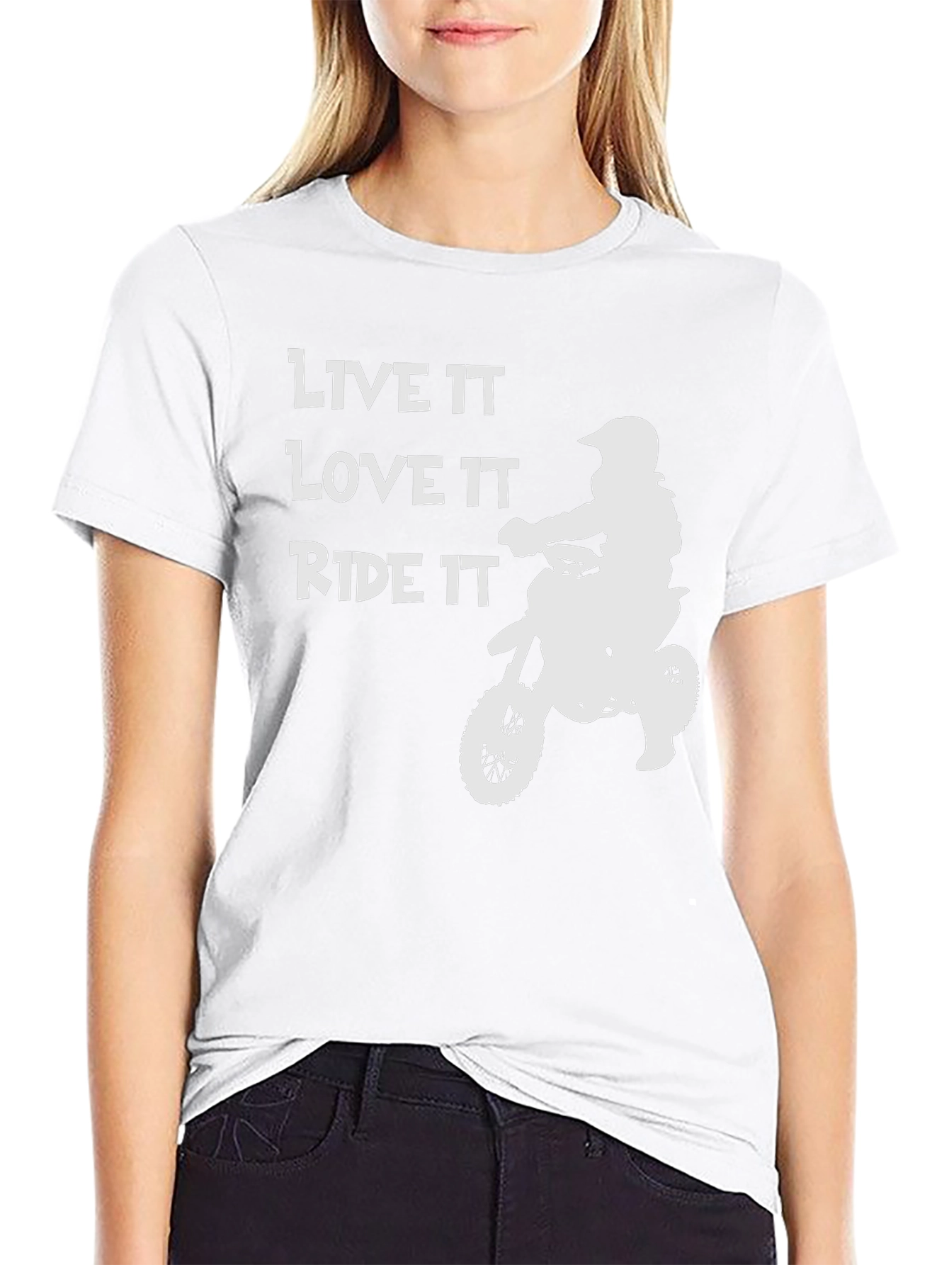 Live It Love It Ride It - Motocross T-Shirt