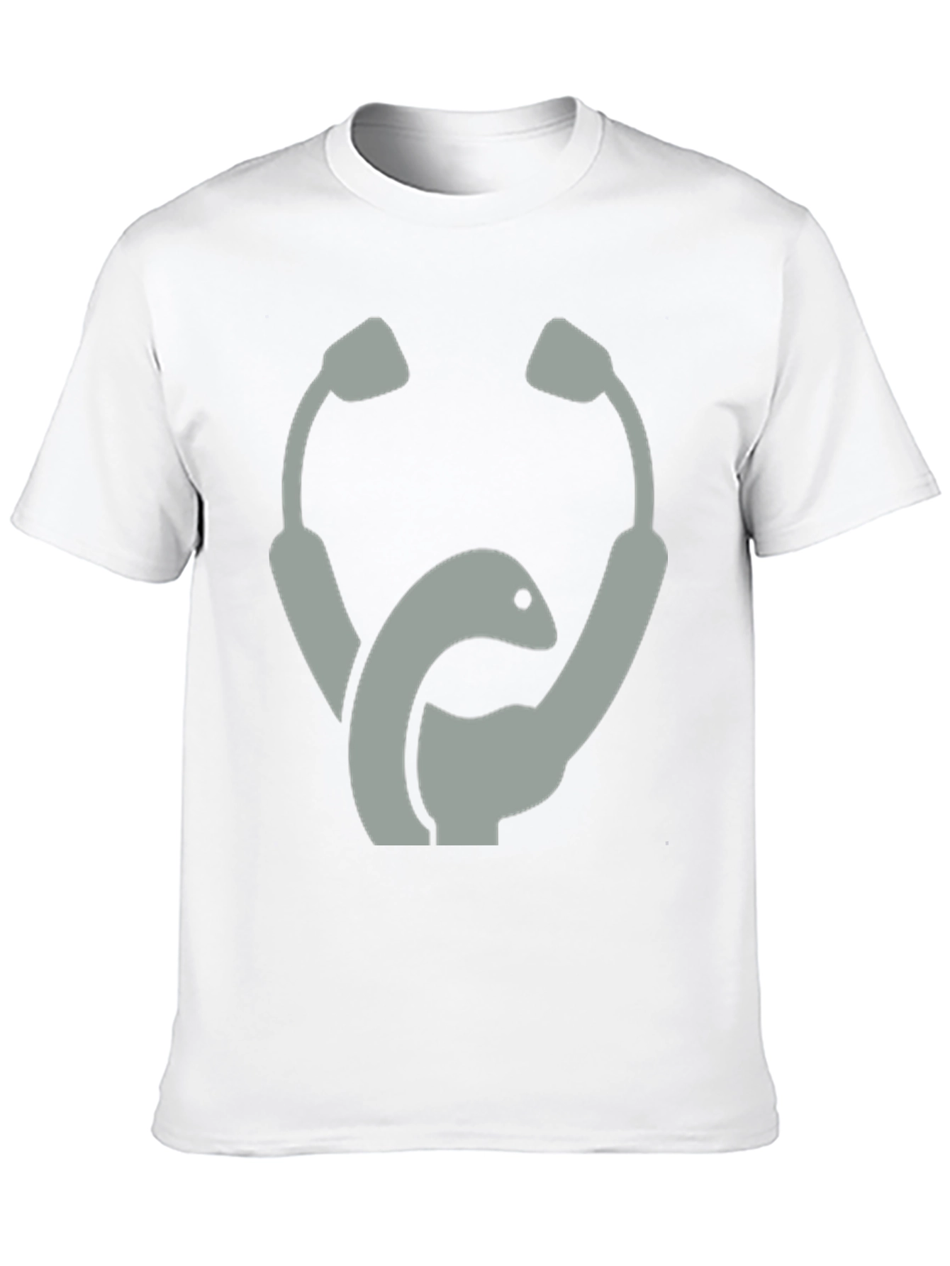 Stethoscope Nessie Black T-Shirt - Novelty Tee