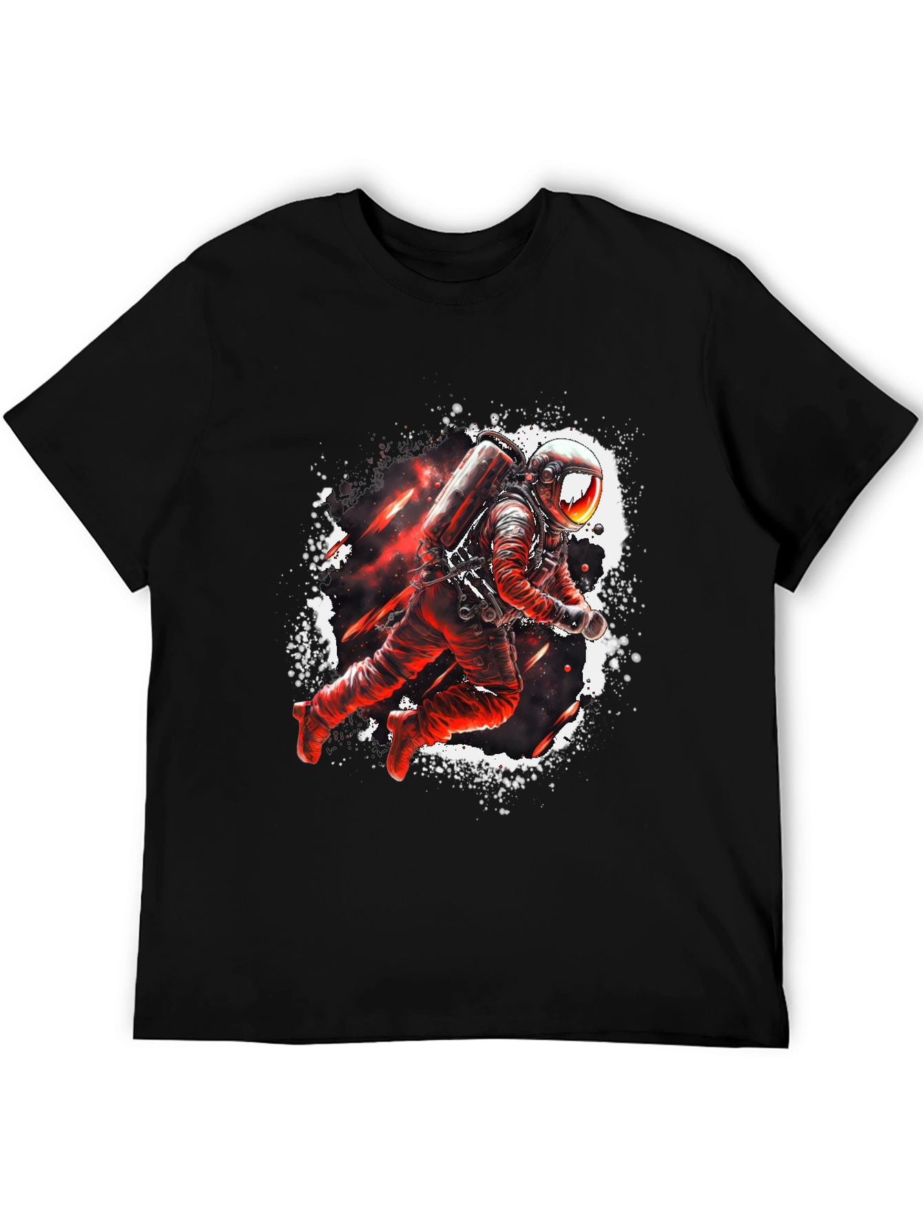 Astronaut Graphic Black T-Shirt
