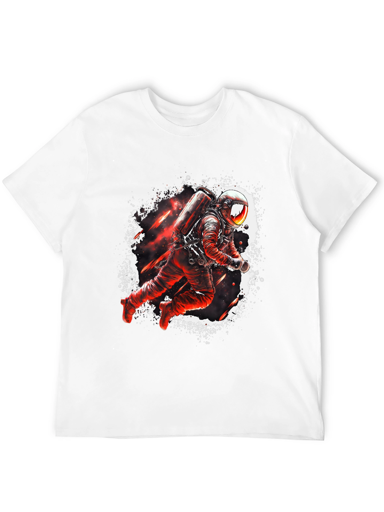 Astronaut Graphic Black T-Shirt