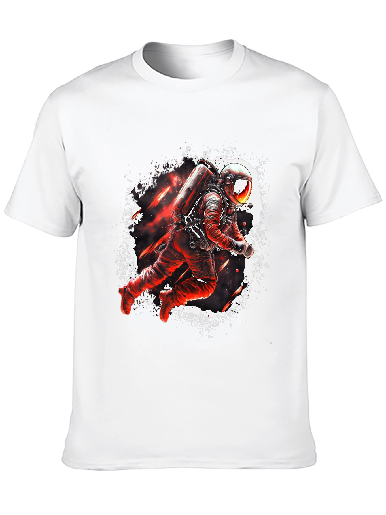 Astronaut Graphic Black T-Shirt