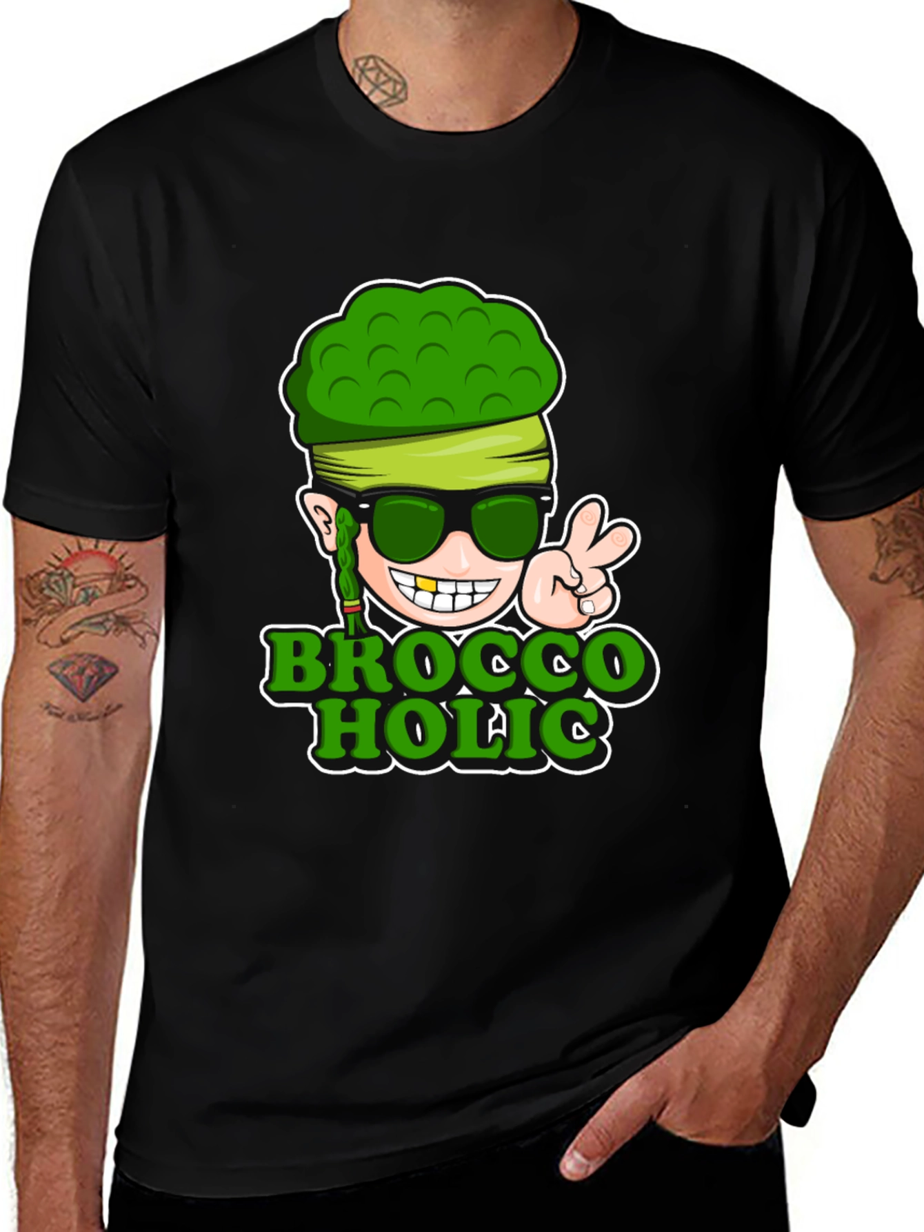 Broccoholic T-Shirt - Funny Broccoli Lover Tee