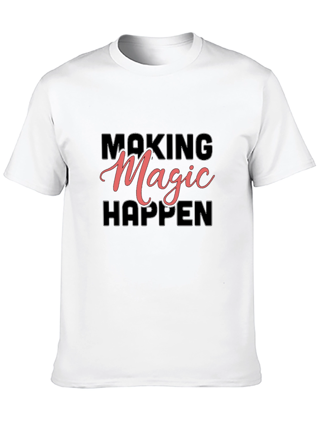 Making Magic Happen Graphic Tee - Black