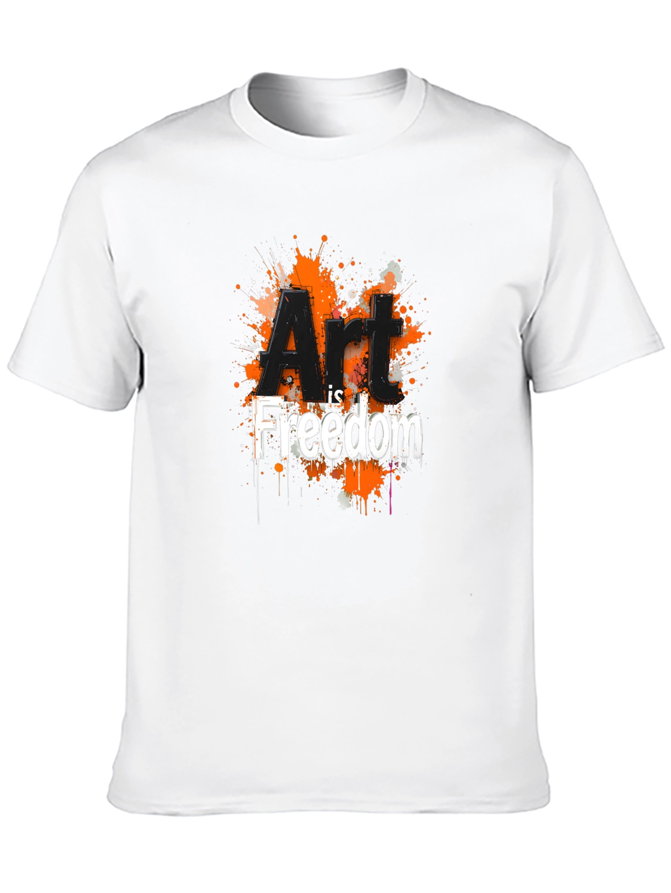 Art is Freedom Graphic Tee - Black