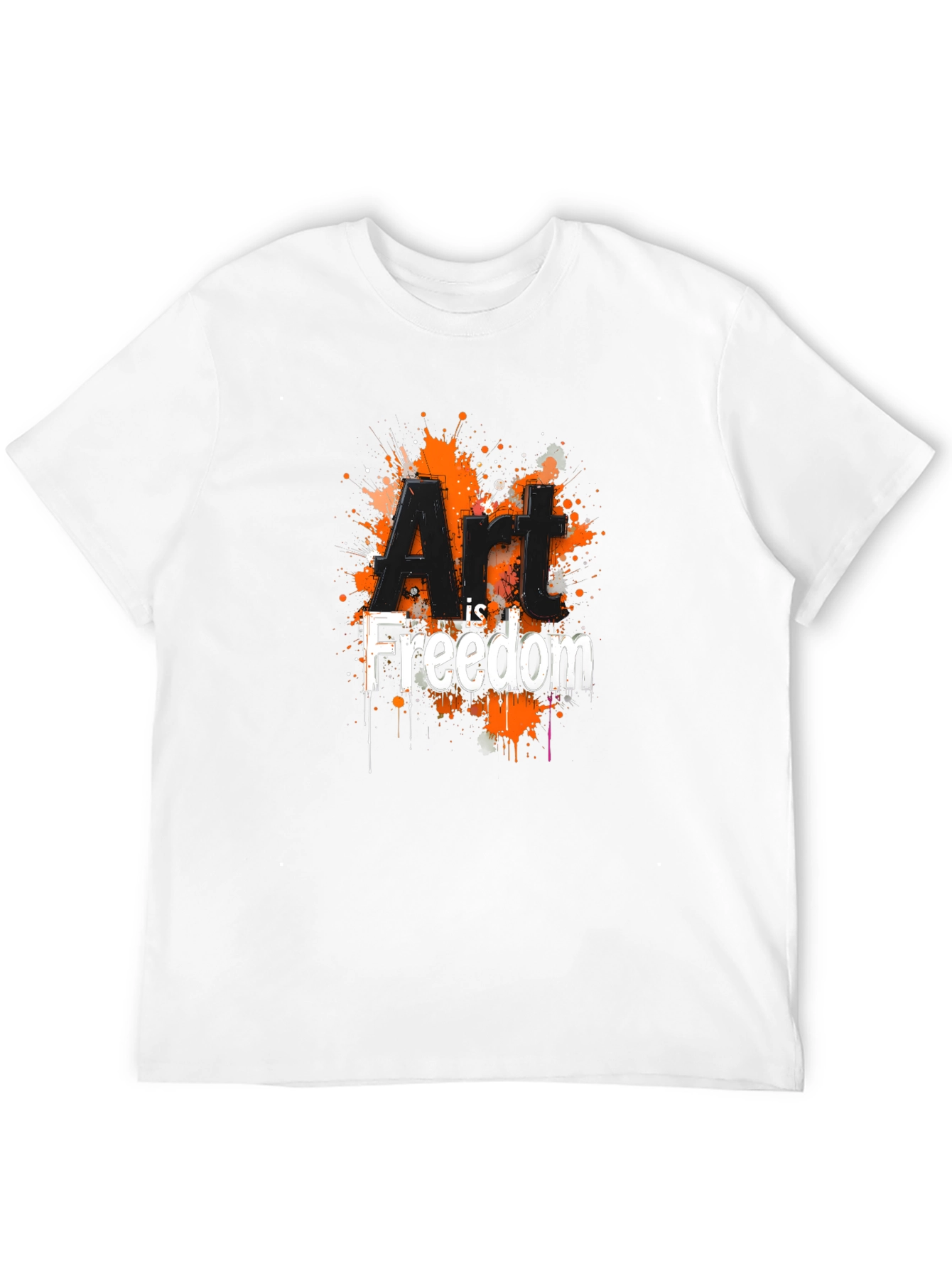 Art is Freedom Graphic Tee - Black