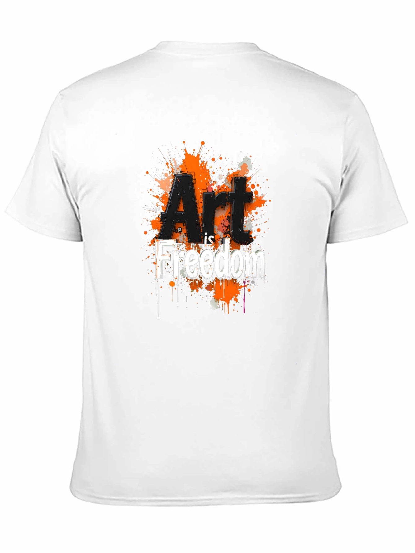 Art is Freedom Graphic Tee - Black