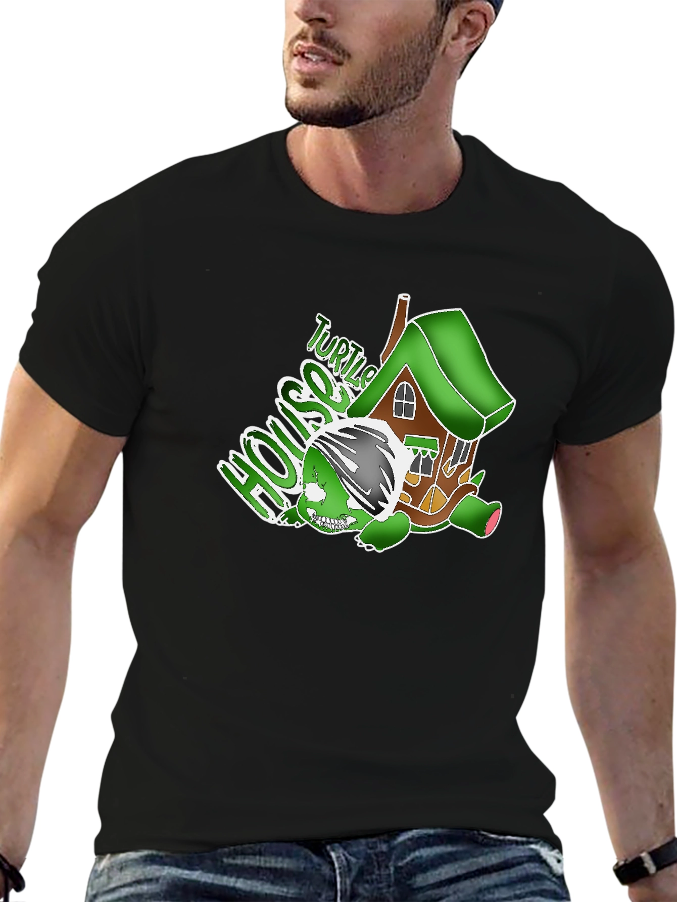 Turtle House Graphic T-Shirt