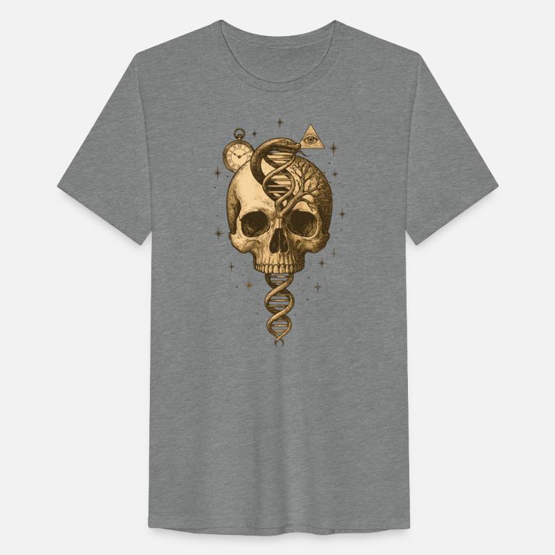 Mystic Skull DNA Tree | Esoteric Artwork