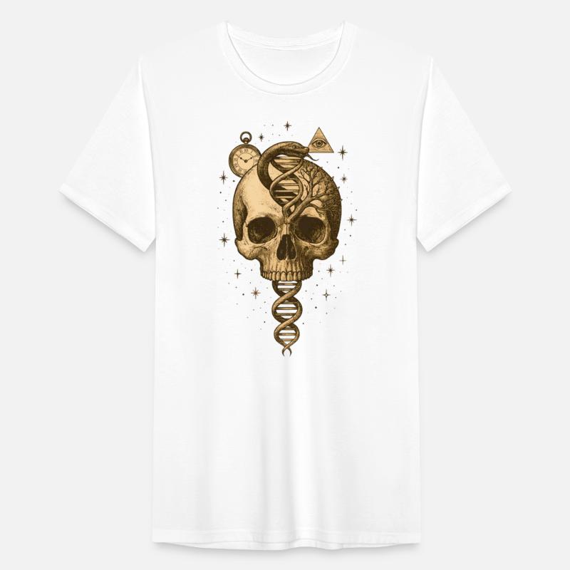 Mystic Skull DNA Tree | Esoteric Artwork