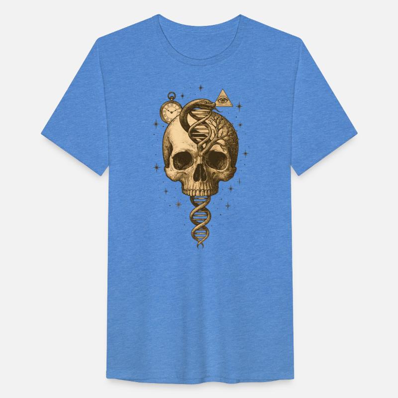 Mystic Skull DNA Tree | Esoteric Artwork