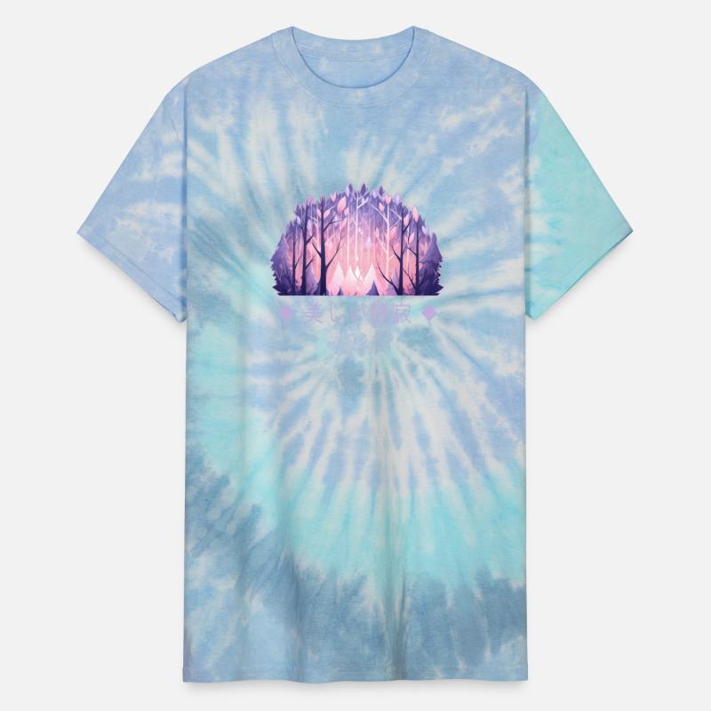 Mystical Moonlit Forest Snag Trees Enchanted Wildl