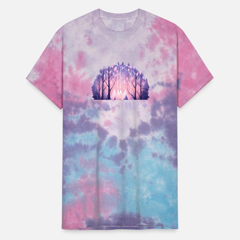 Mystical Moonlit Forest Snag Trees Enchanted Wildl
