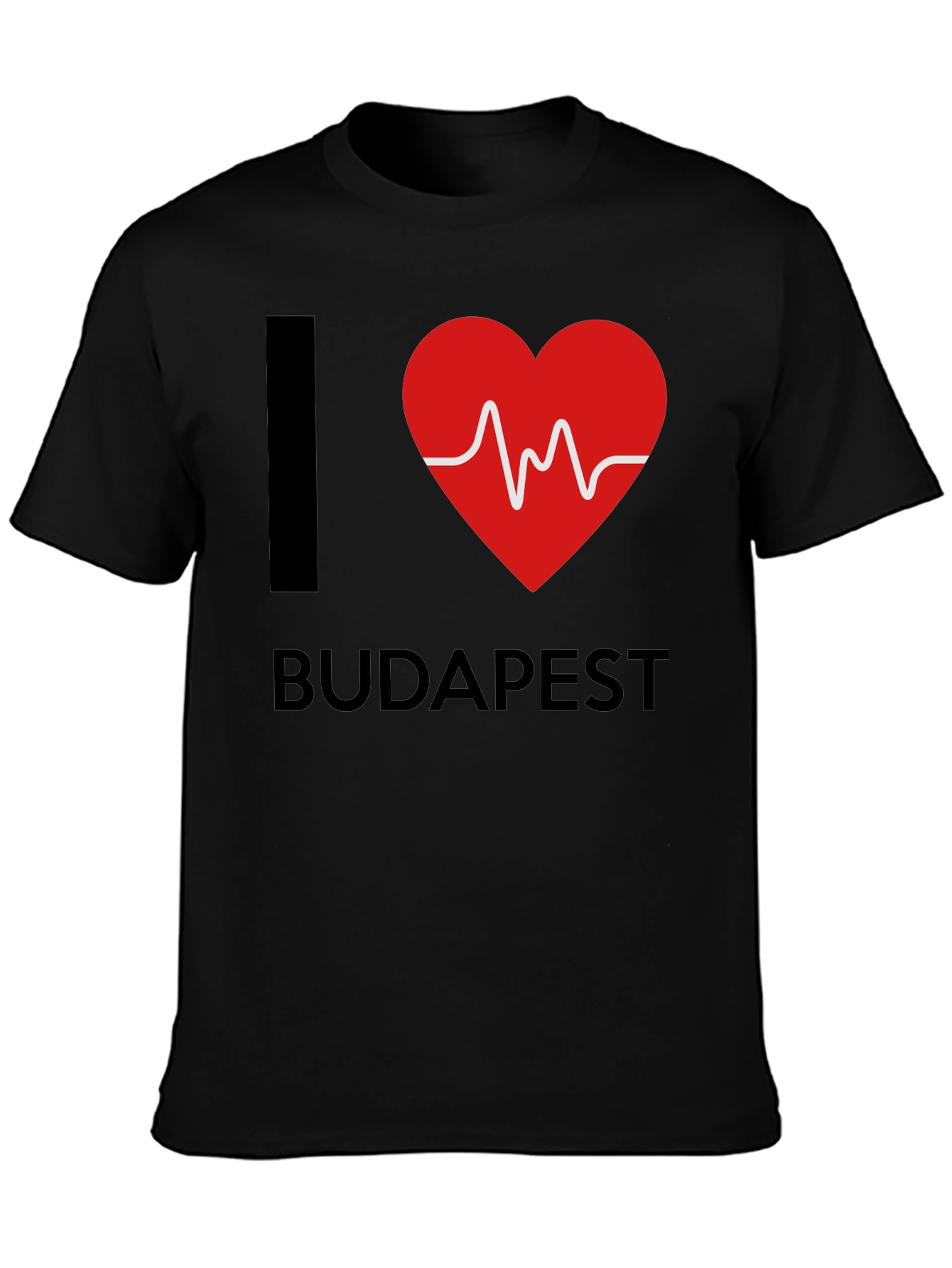 I Heart Budapest Black T-Shirt