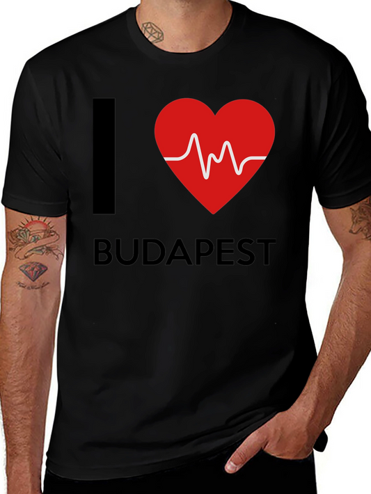 I Heart Budapest Black T-Shirt