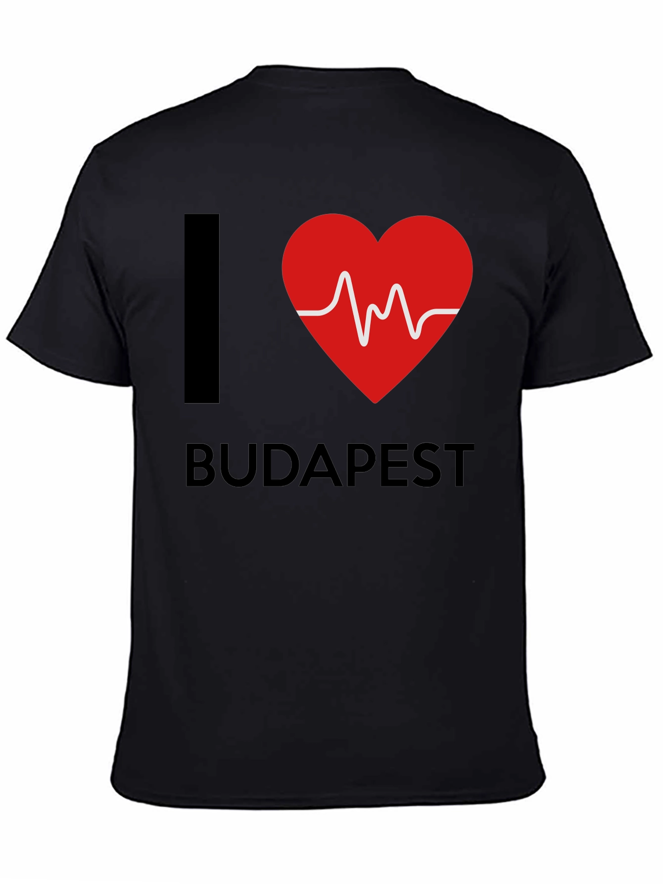 I Heart Budapest Black T-Shirt