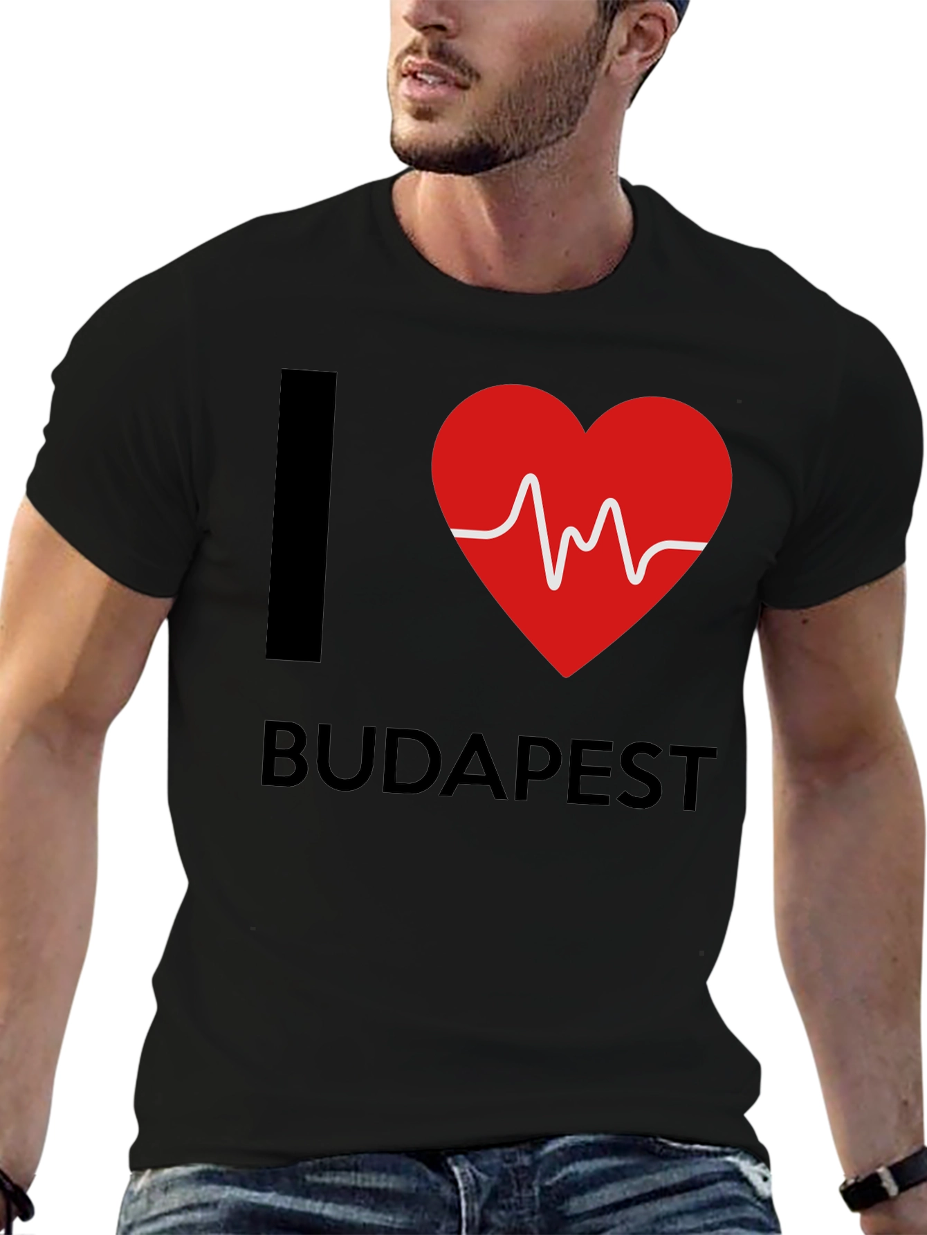 I Heart Budapest Black T-Shirt