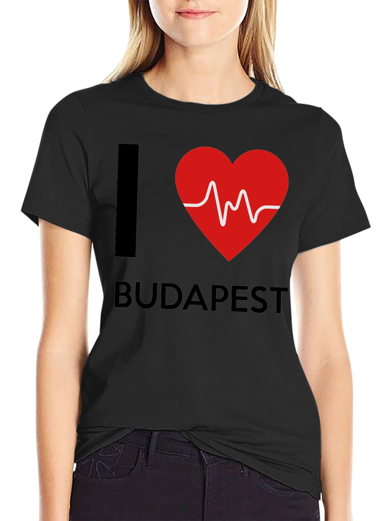 I Heart Budapest Black T-Shirt