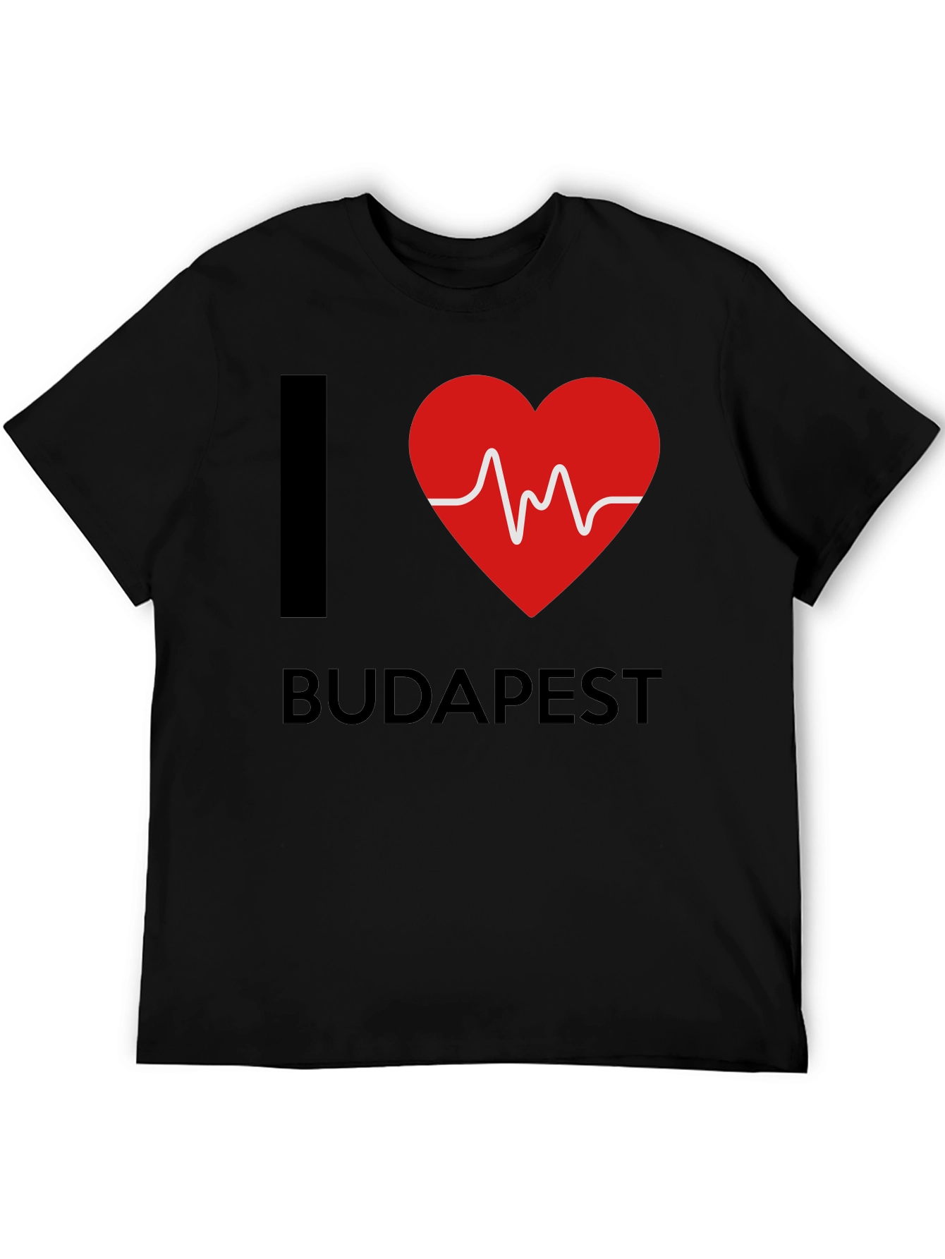 I Heart Budapest Black T-Shirt