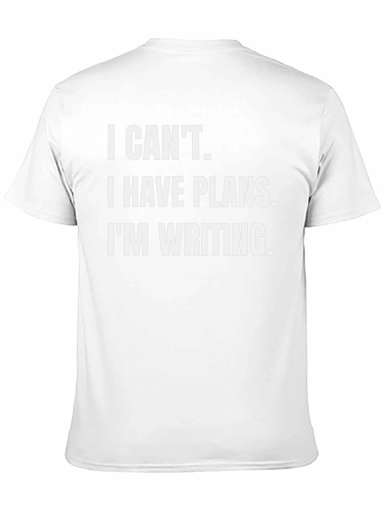 Writers Plans T-Shirt - Funny Author Gift