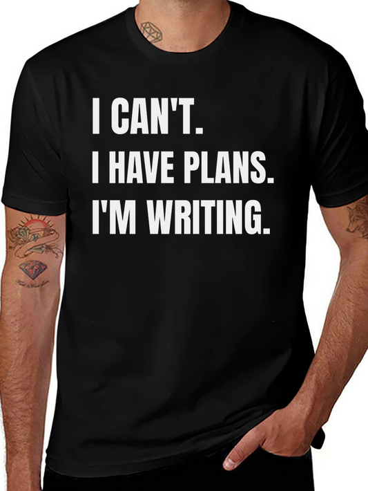 Writers Plans T-Shirt - Funny Author Gift