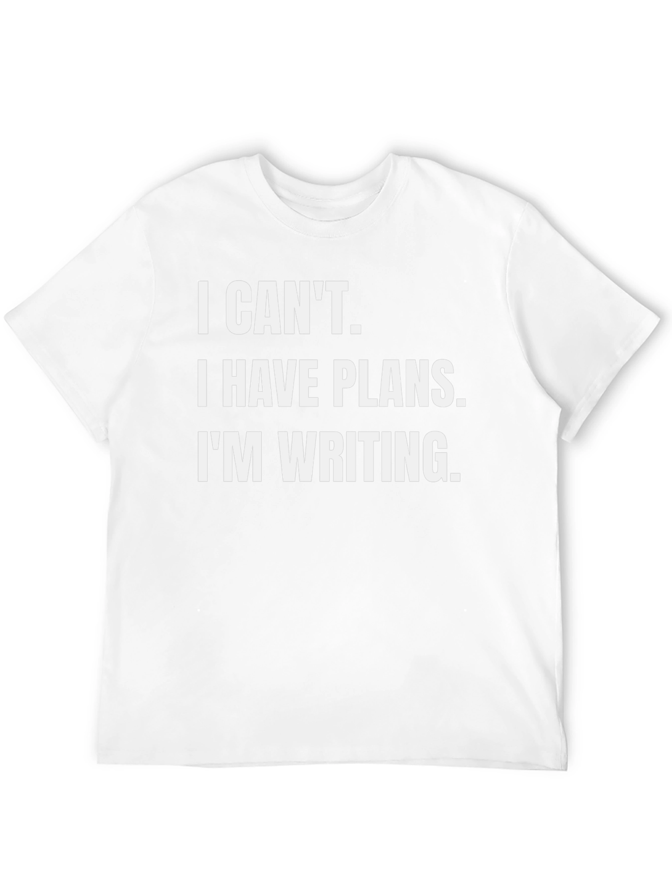 Writers Plans T-Shirt - Funny Author Gift