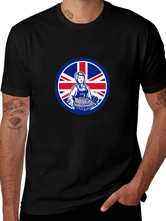 British Farmer T-Shirt - Union Jack UK Pride
