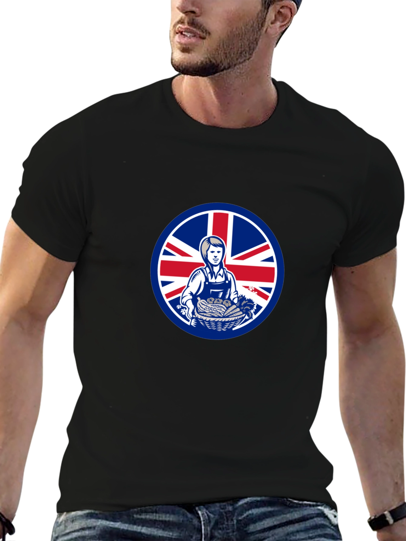 British Farmer T-Shirt - Union Jack UK Pride