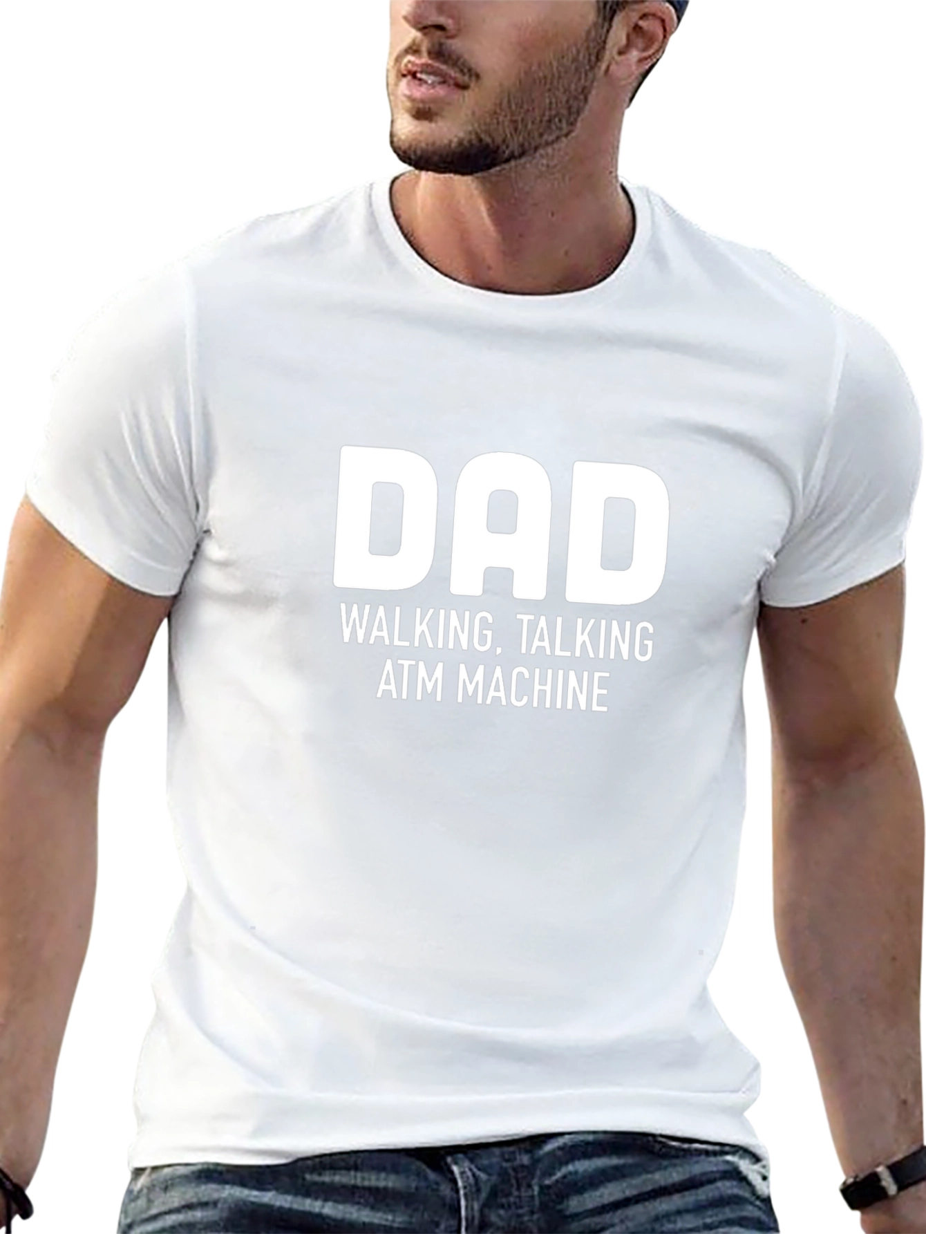 Dad Walking Talking ATM Machine Graphic Tee