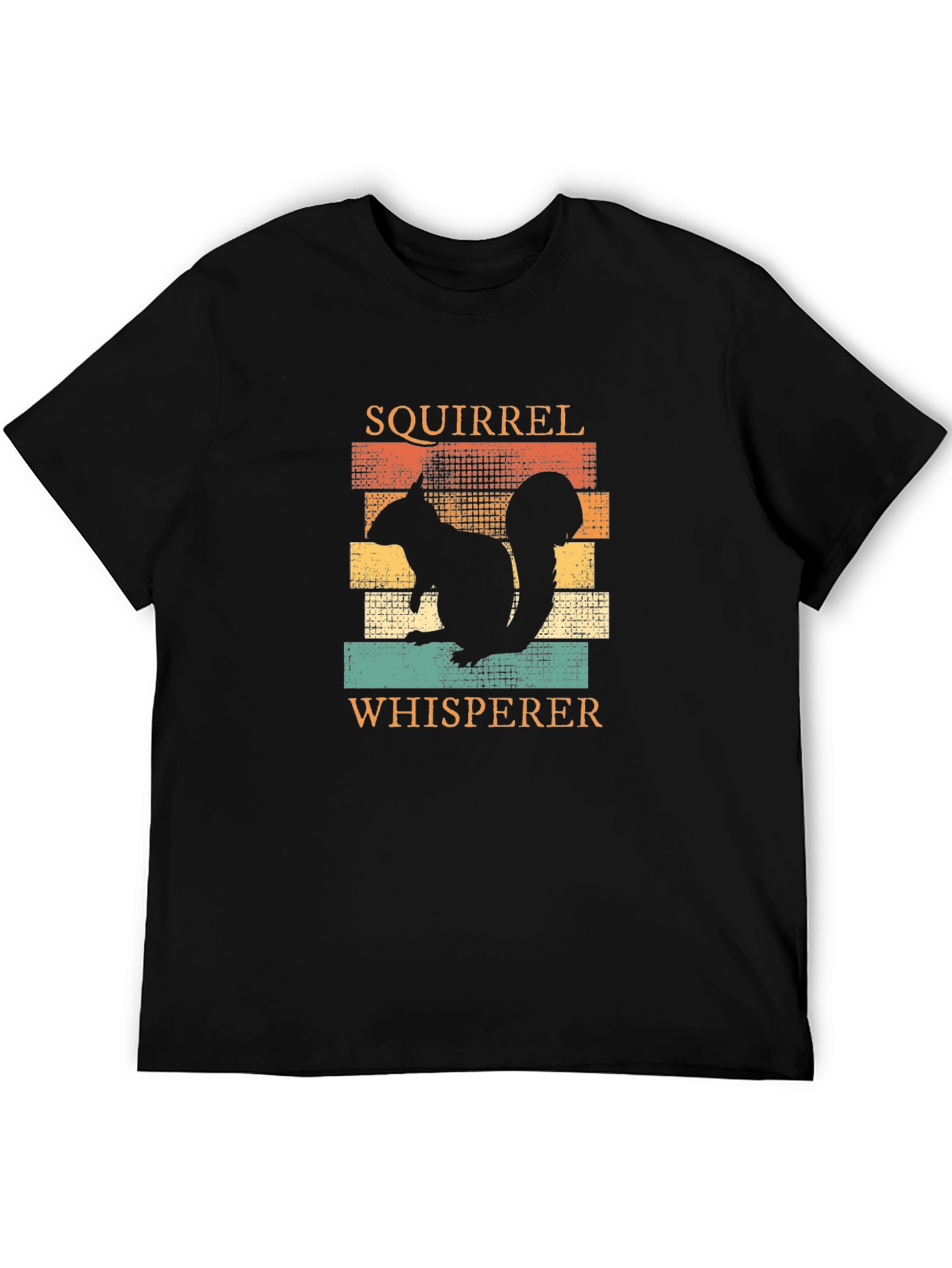 Squirrel Whisperer Black Graphic T-Shirt