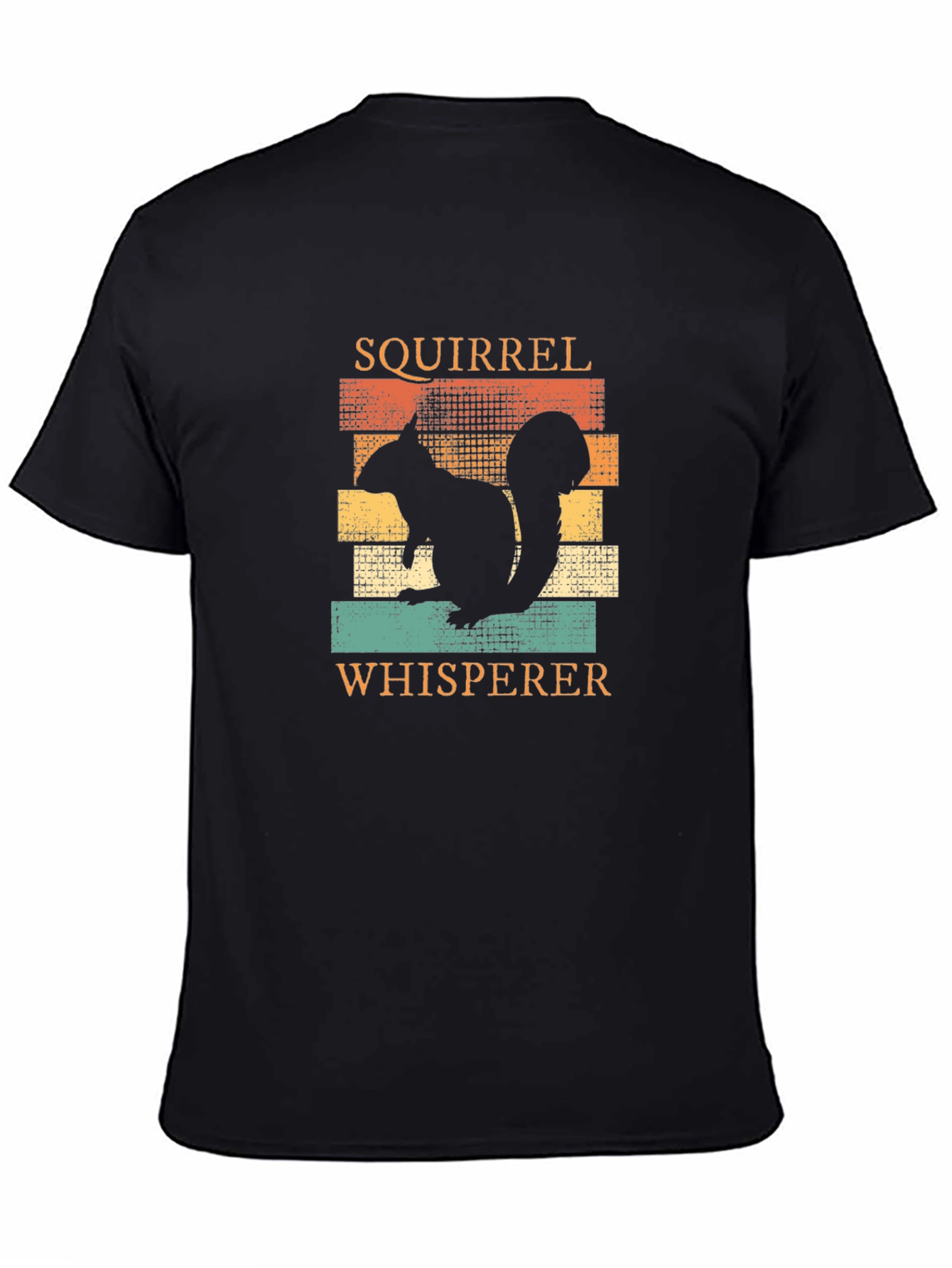 Squirrel Whisperer Black Graphic T-Shirt