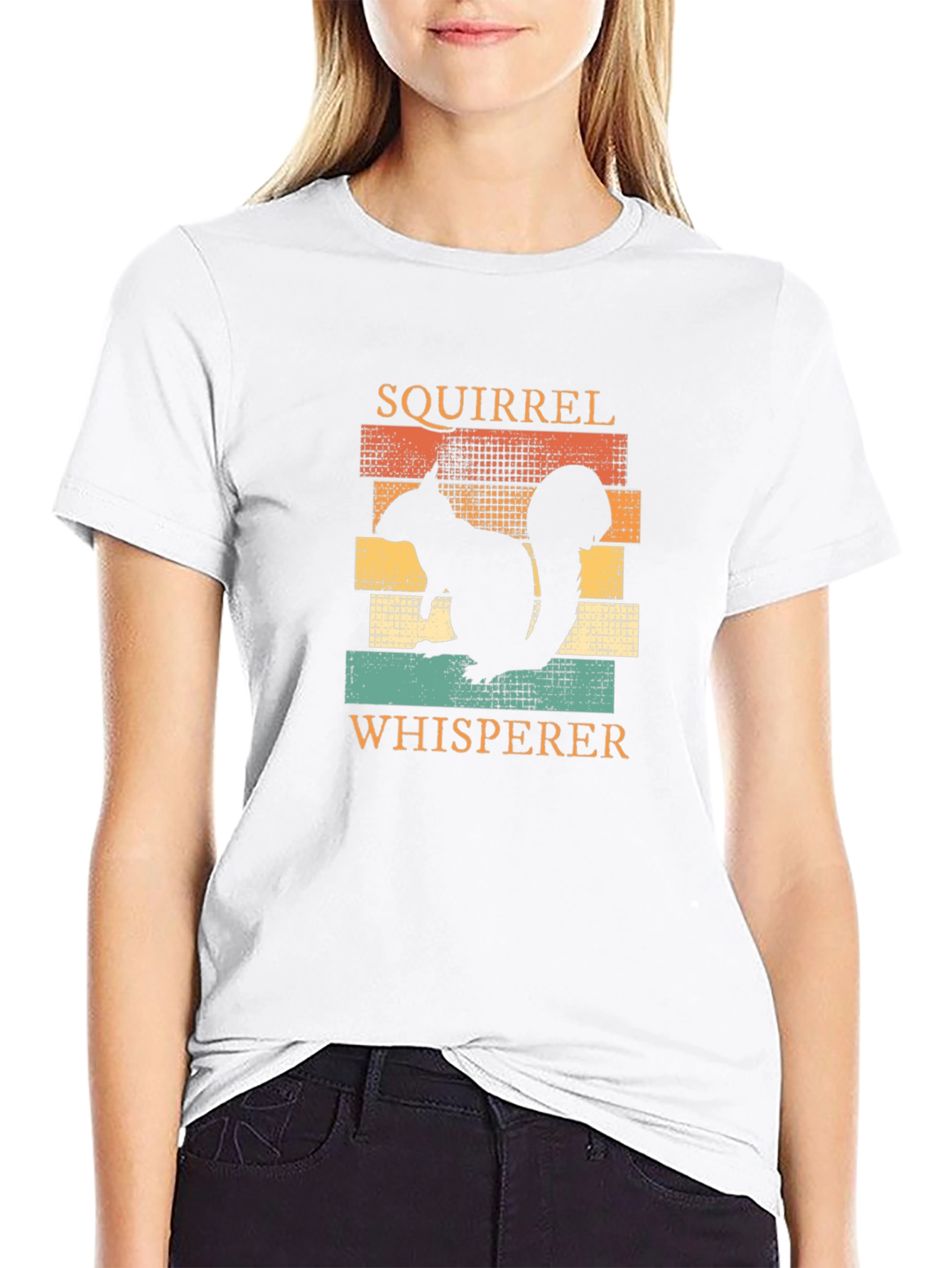 Squirrel Whisperer Black Graphic T-Shirt