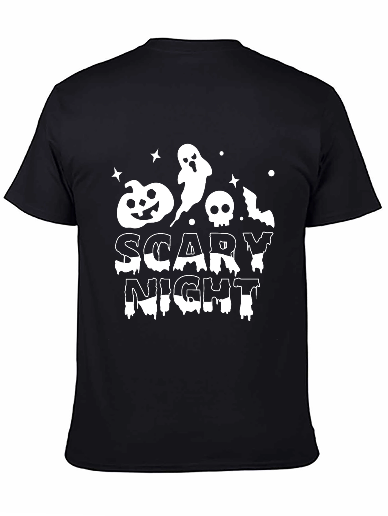 Scary Night Halloween Graphic Tee