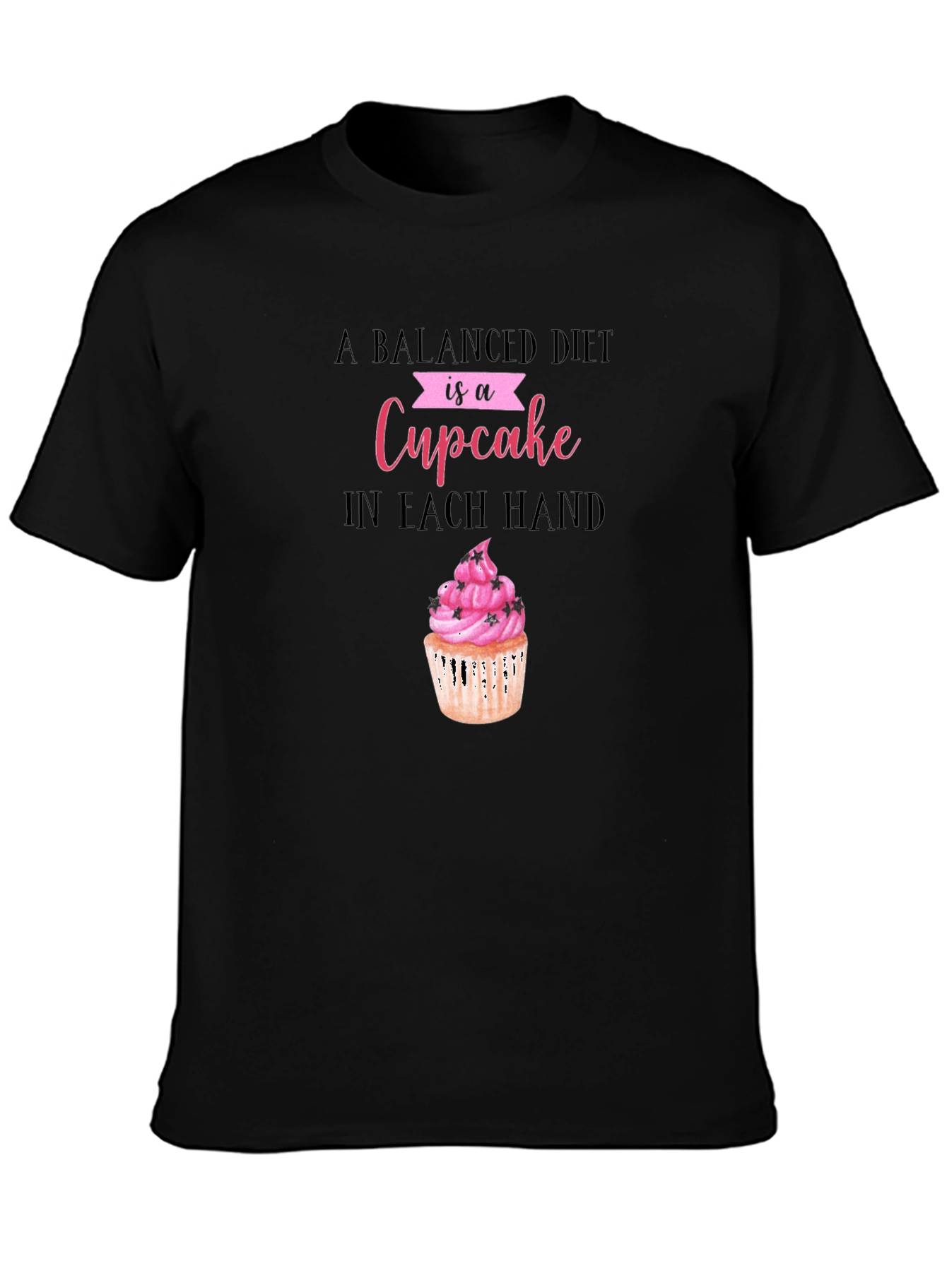 Cupcake Balanced Diet Tee