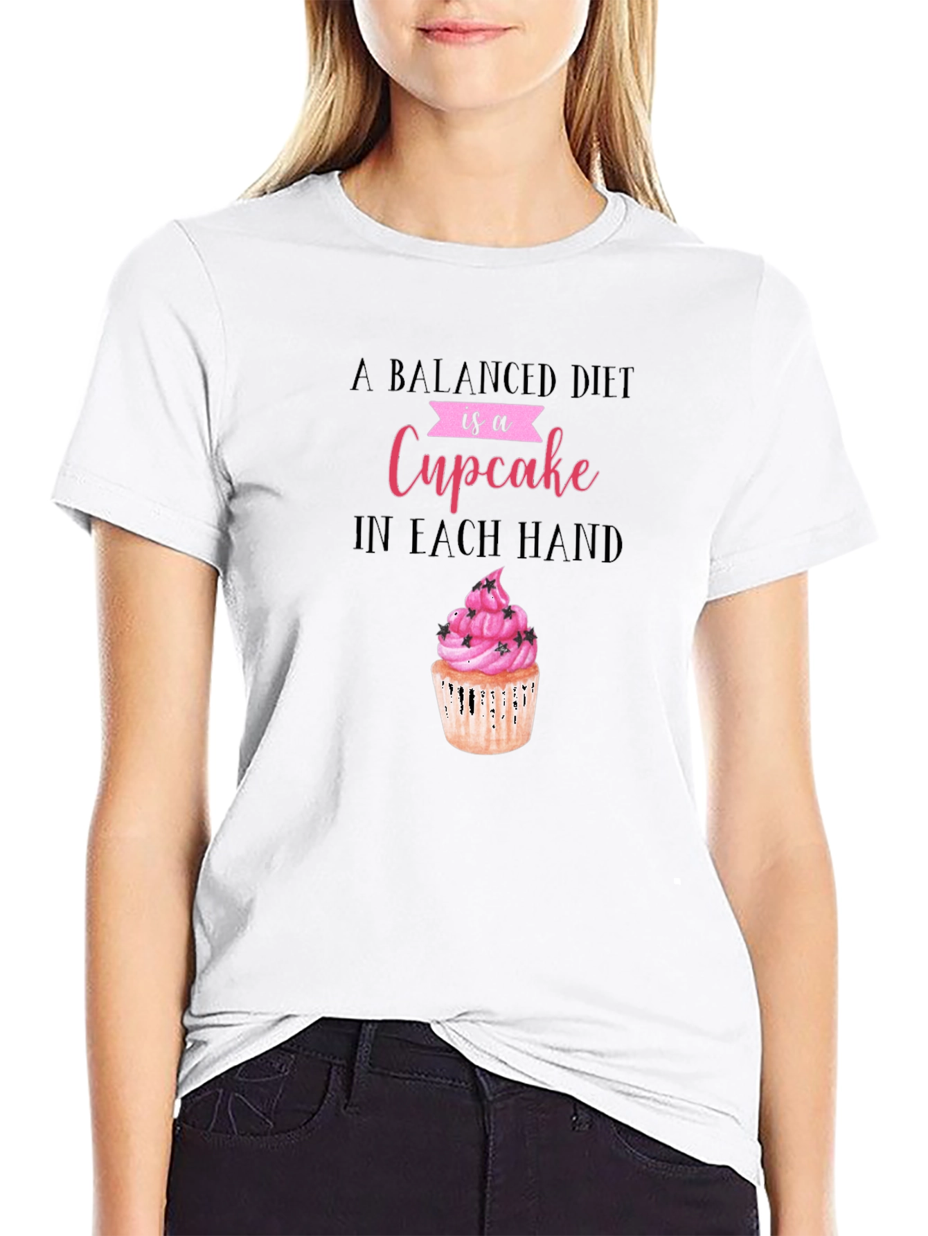 Cupcake Balanced Diet Tee