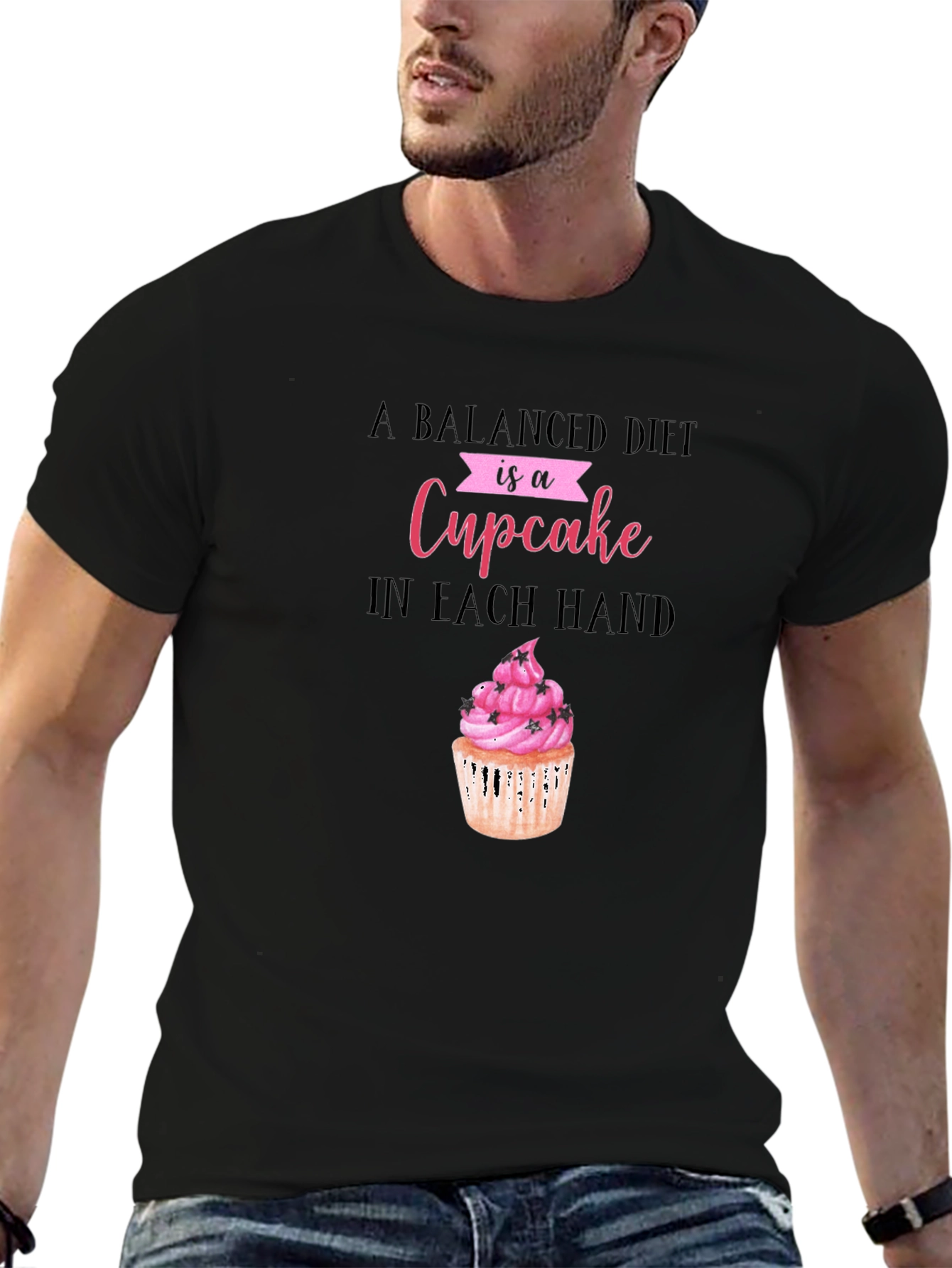 Cupcake Balanced Diet Tee