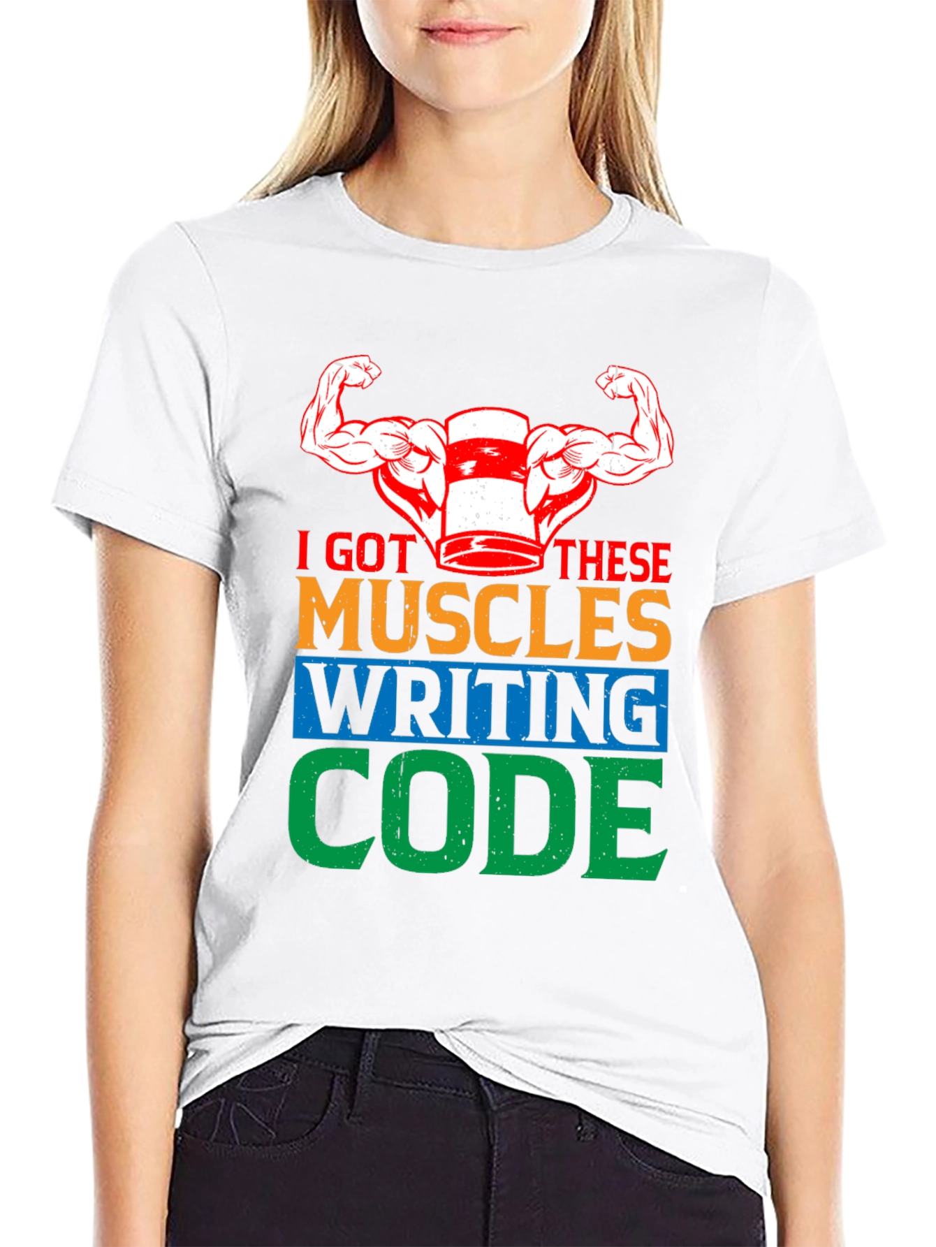I Got These Muscles Writing Code T-Shirt