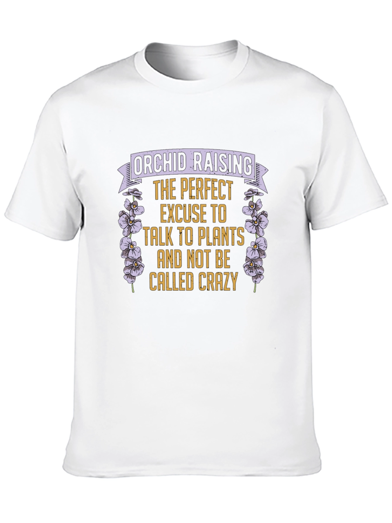 Orchid Raising Plant Lover Graphic Tee