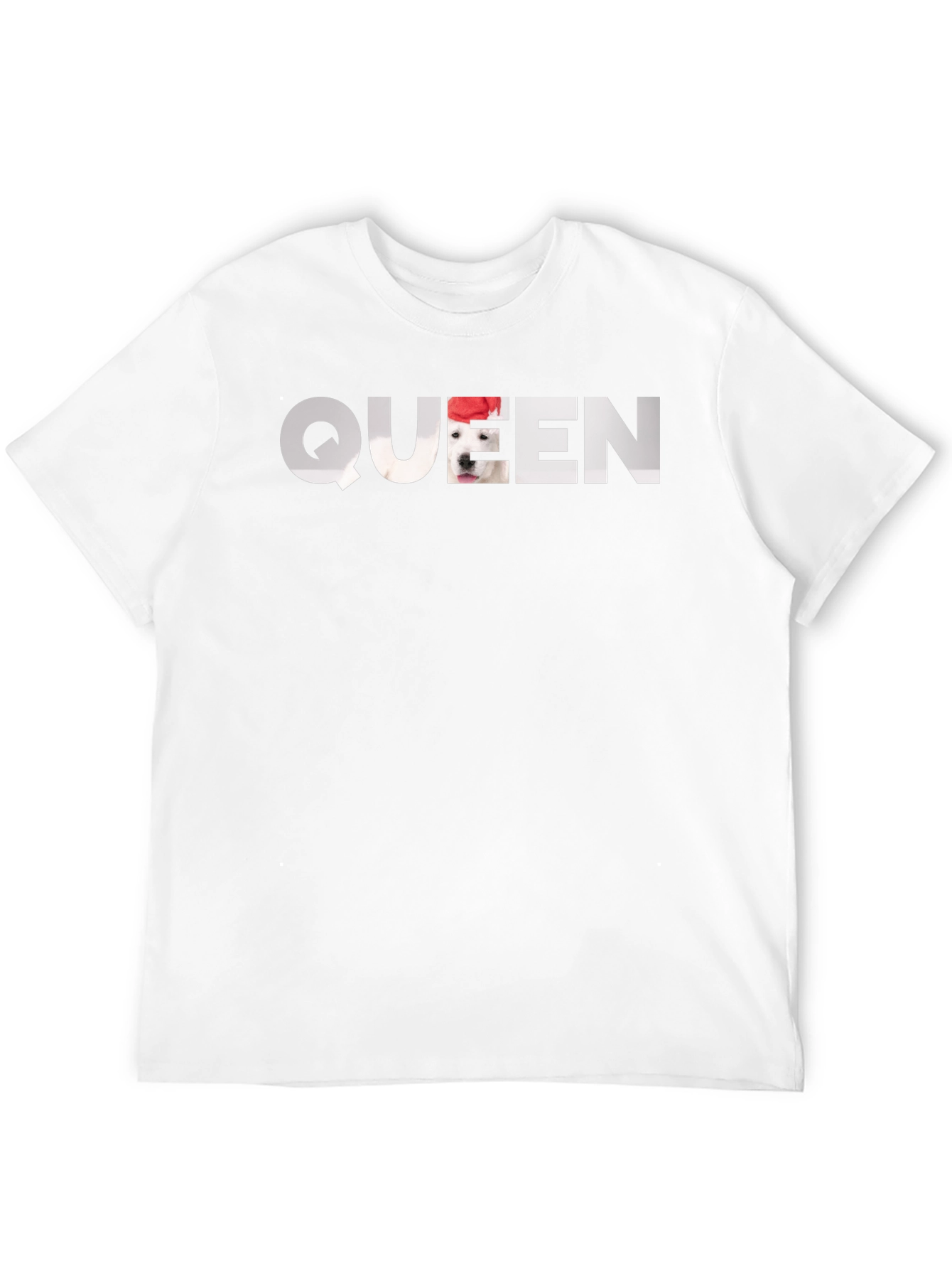 Queen Dog Graphic Black T-Shirt