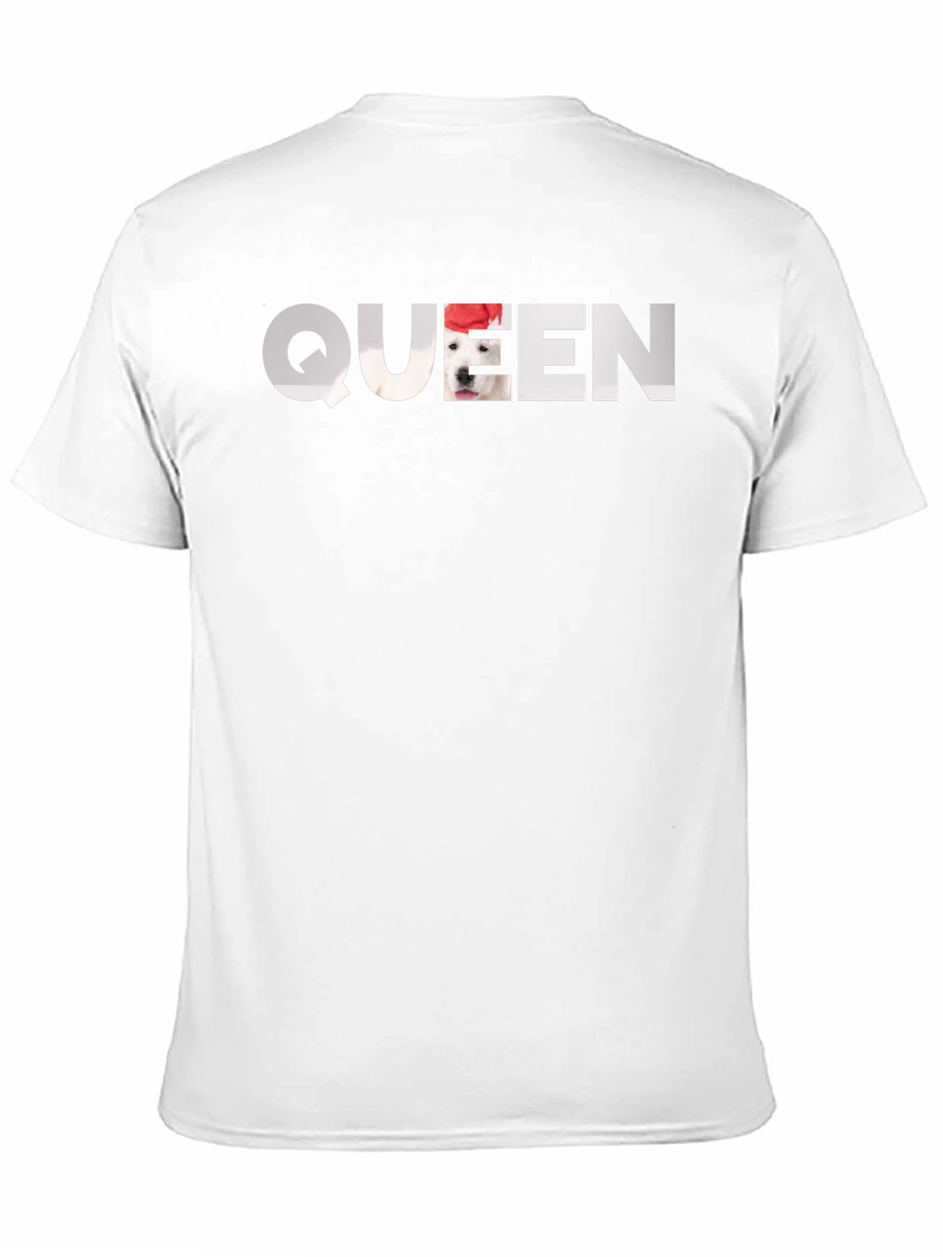 Queen Dog Graphic Black T-Shirt