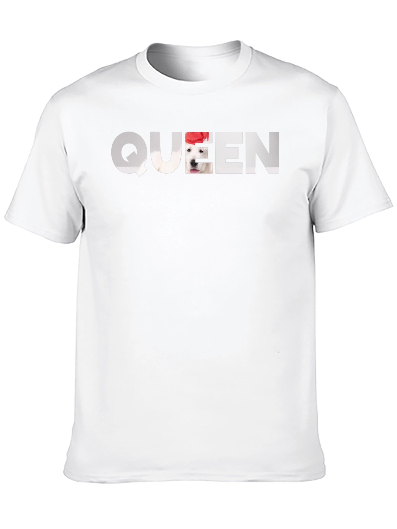 Queen Dog Graphic Black T-Shirt