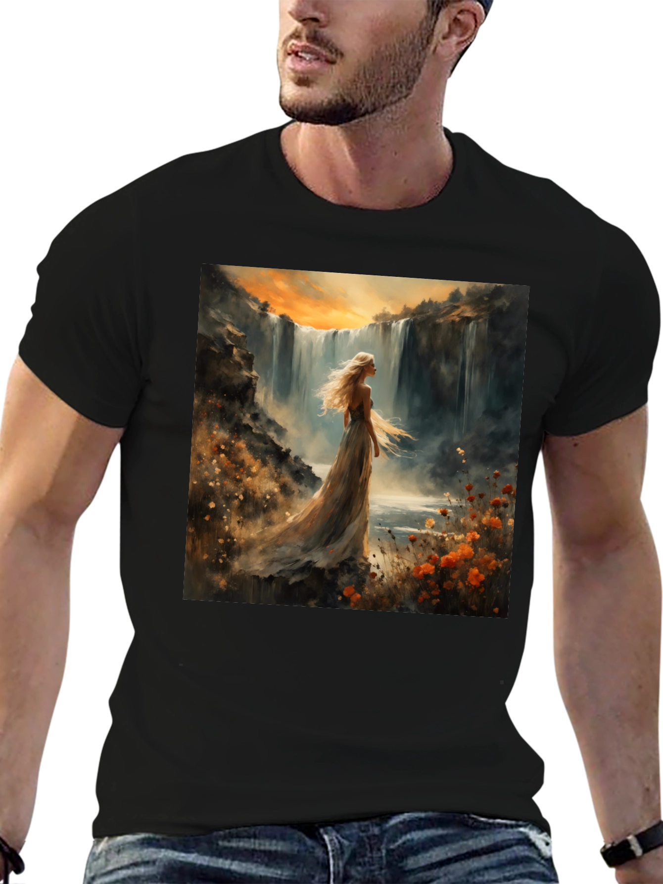 Waterfall Goddess Graphic Tee