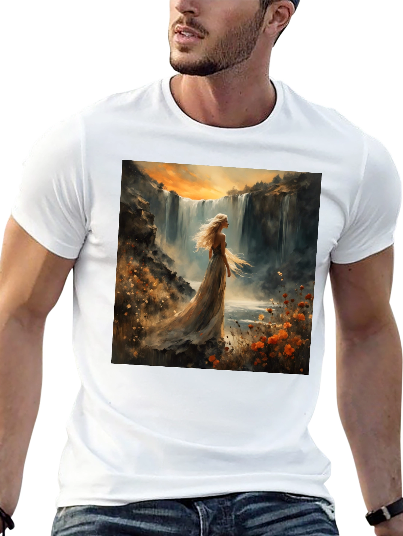 Waterfall Goddess Graphic Tee