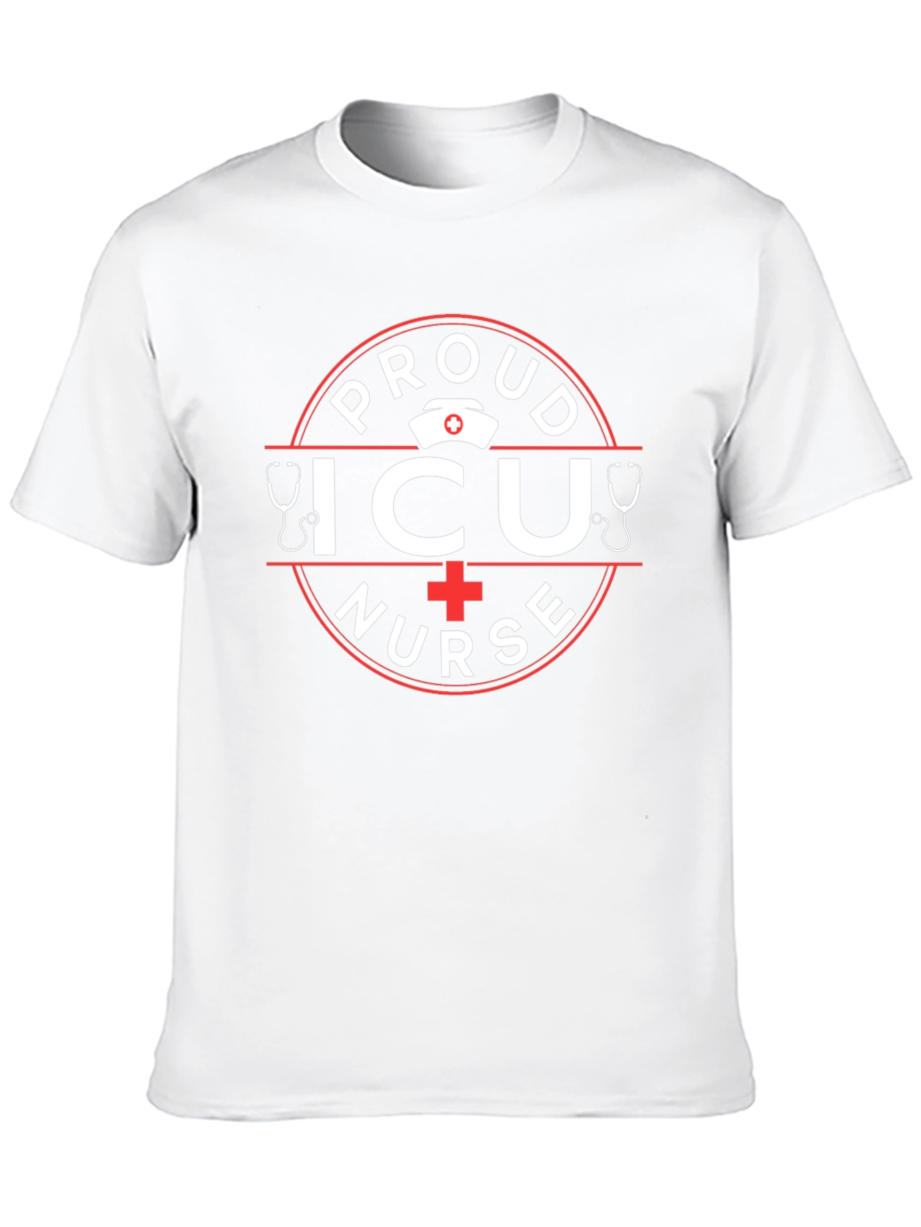 Proud ICU Nurse T-Shirt - Black