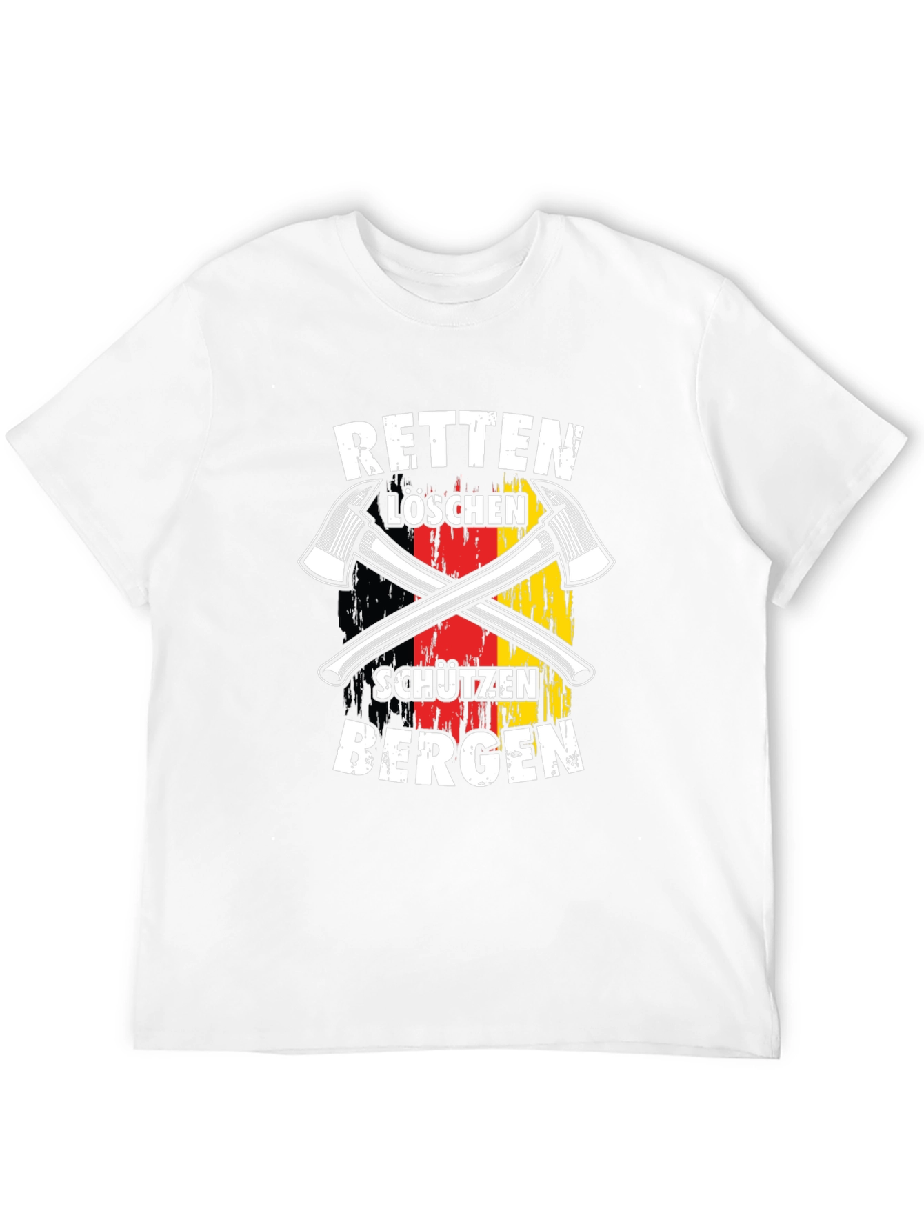 German Firefighter T-Shirt - Rescue & Protect