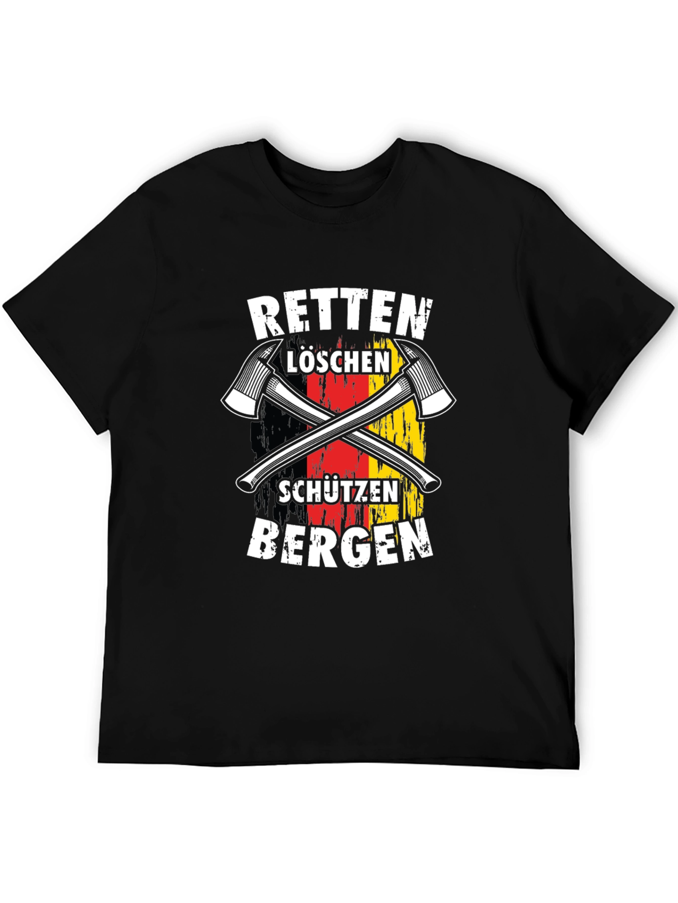 German Firefighter T-Shirt - Rescue & Protect