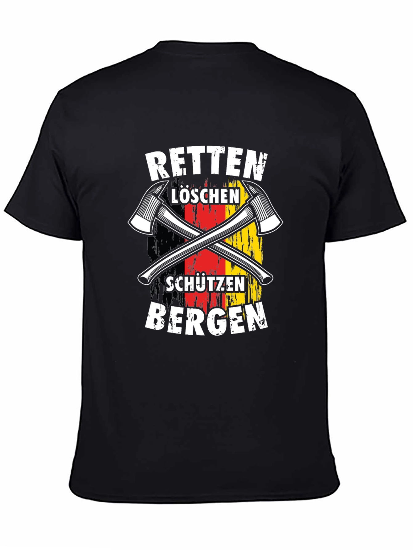 German Firefighter T-Shirt - Rescue & Protect