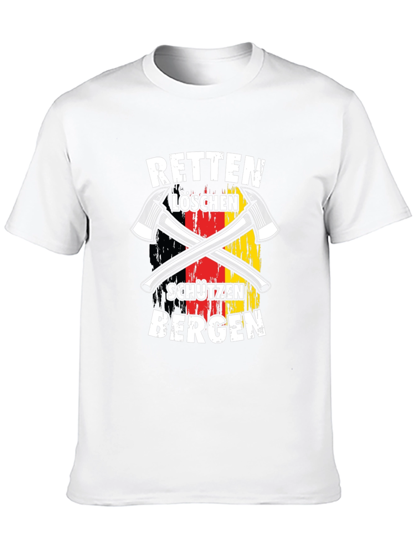 German Firefighter T-Shirt - Rescue & Protect