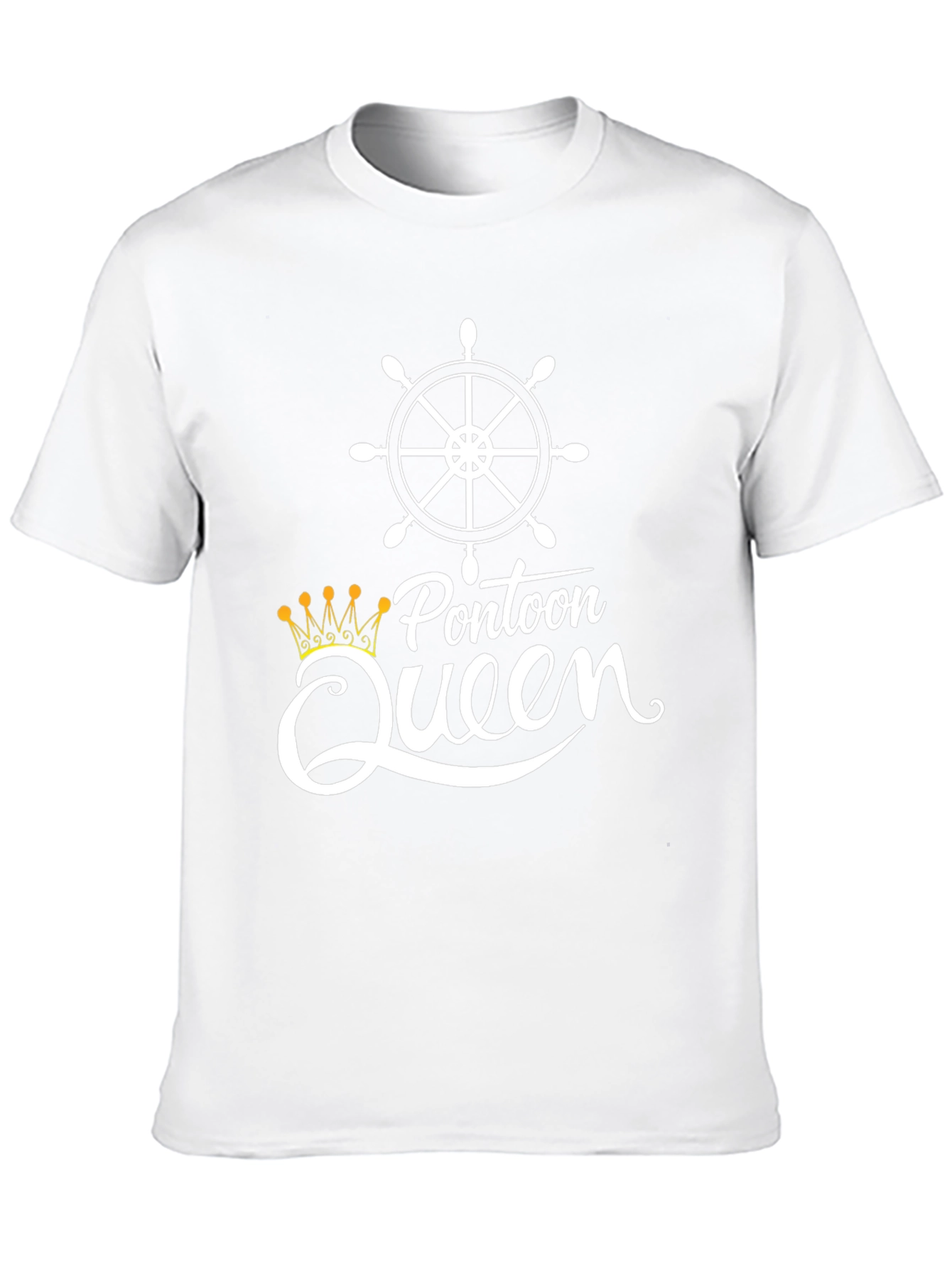 Pontoon Queen Black Graphic Tee